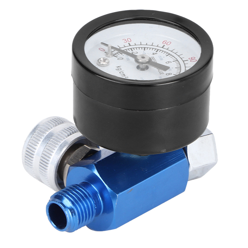 Luftdruckregler Mit Aluminium-manometer, Verstellbare Spritzpistole, Druckluftwerkzeug, G1/4-anschluss