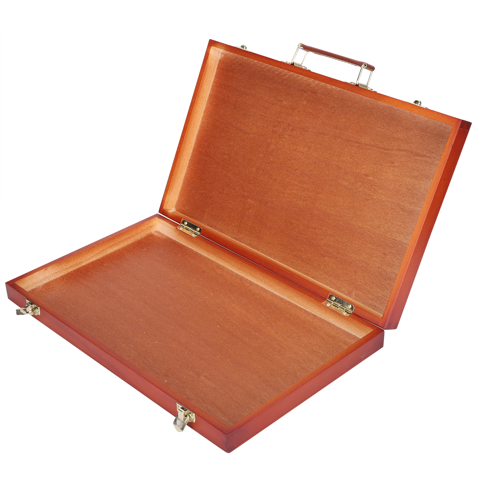 Retro-aufbewahrungskoffer Aus Holz Für Malutensilien, Tragbarer Zeichenkoffer Und Zubehör Für Ölmalerei