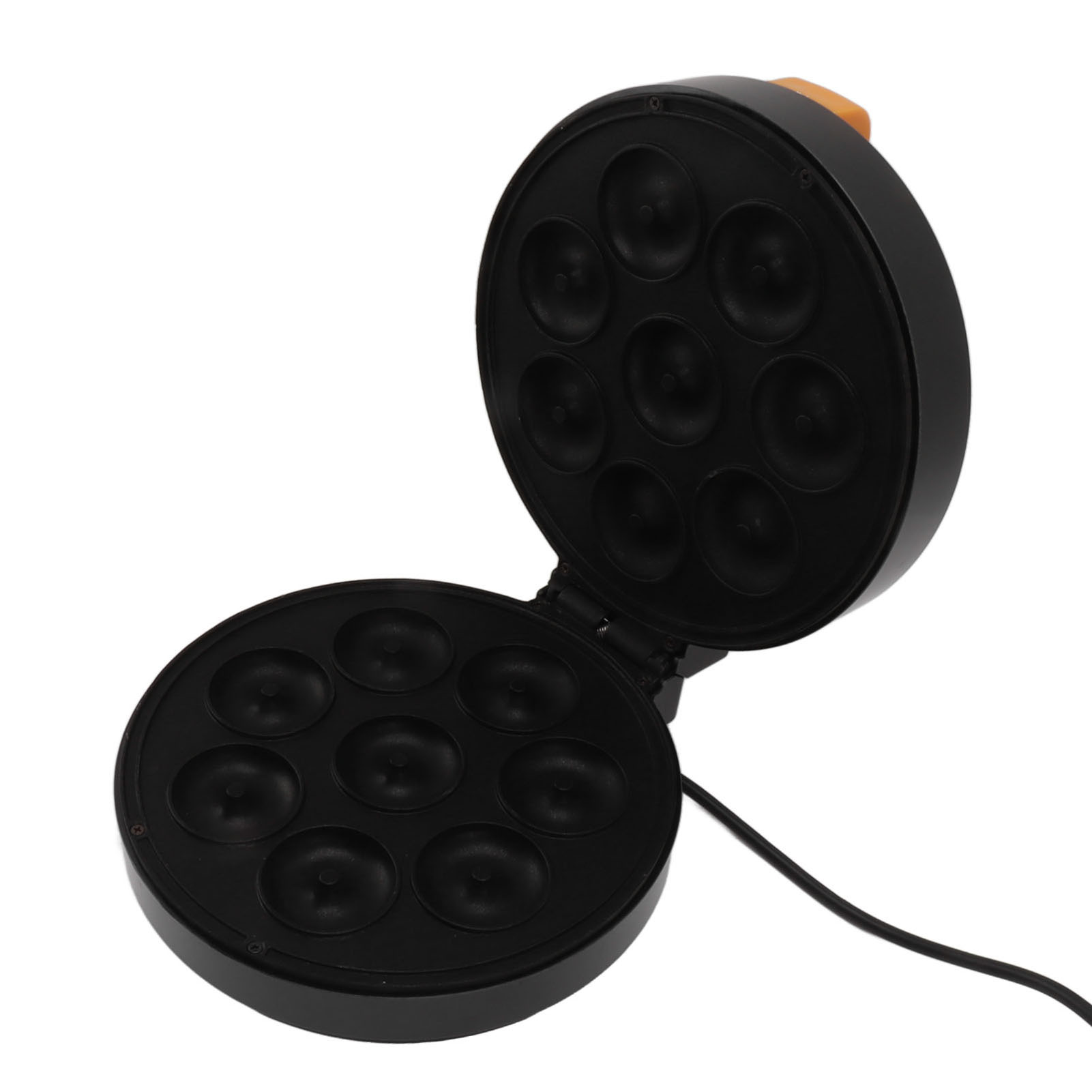 Mini-donutform Aus Metall, 8-fach, Elektrischer Antihaft-donut-presser Für Frühstücksdesserts, 1400 W, 220 V, Eu-stecker