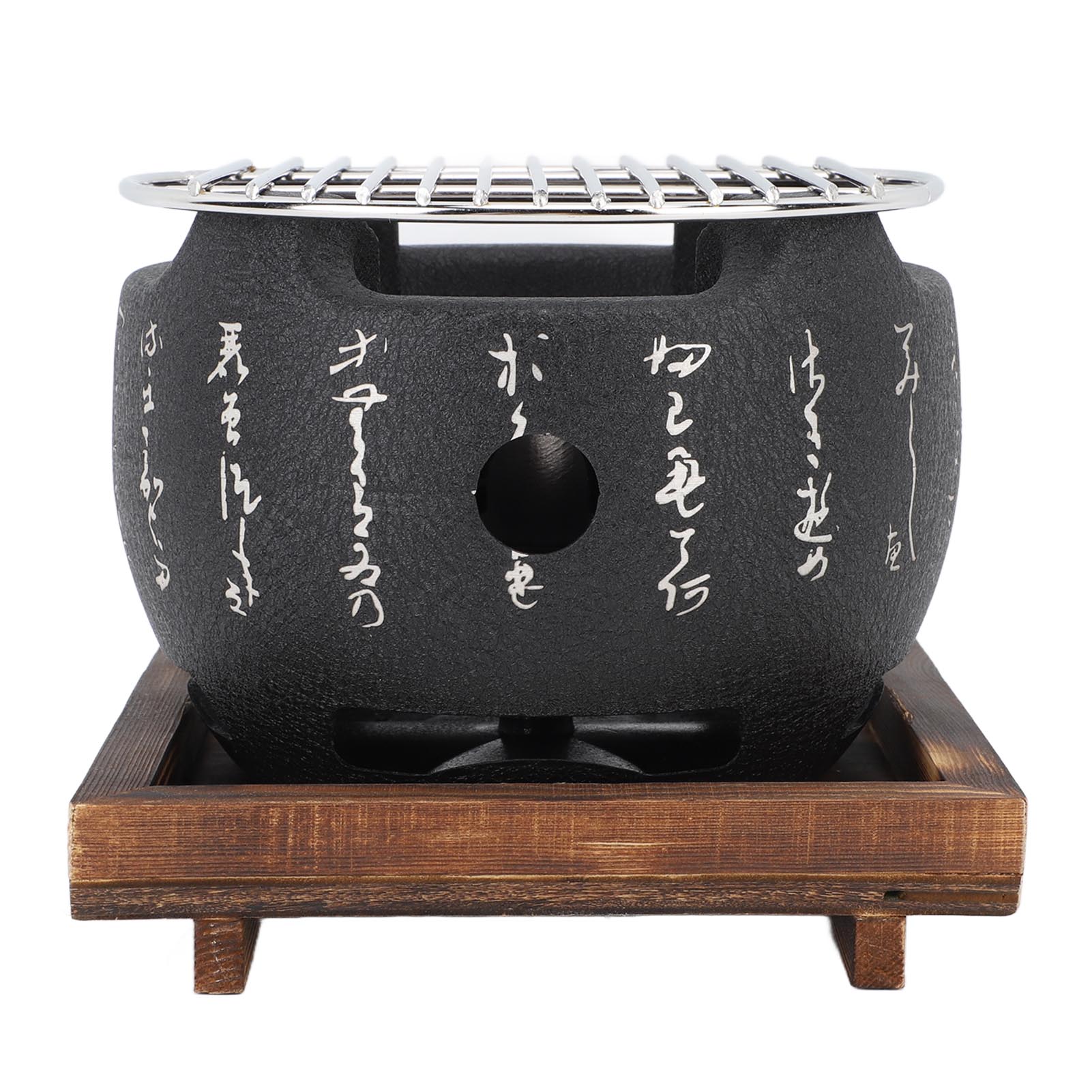 Tragbarer Japanischer Mini-rundgrill, Holzkohlegrill Für Zuhause, Grillgerät Im Japanischen Stil