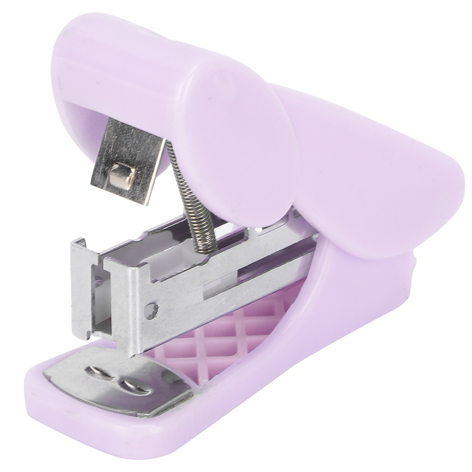 Mini-heftgerät, Kleine Papierbindemaschine, Mini-buchbinder Mit Klammerentferner, Hellviolette Büroartikel