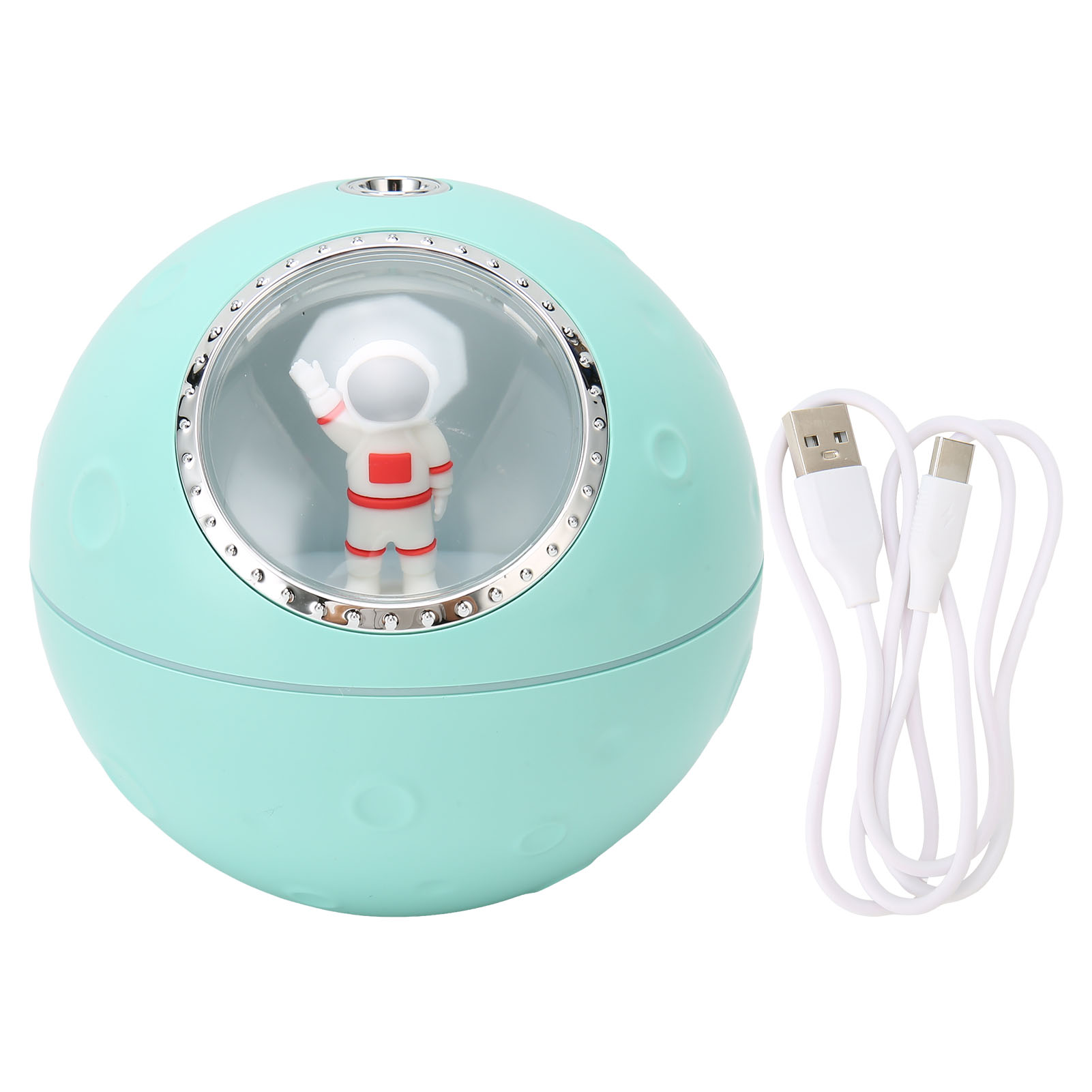 Mini-luftbefeuchter 300 Ml, 40 Ml/h, Dual-kapsel-modus, Astronautenmodus, Usb-aufladbar, Tragbar Für Büro, Schlafzimmer Oder Auto