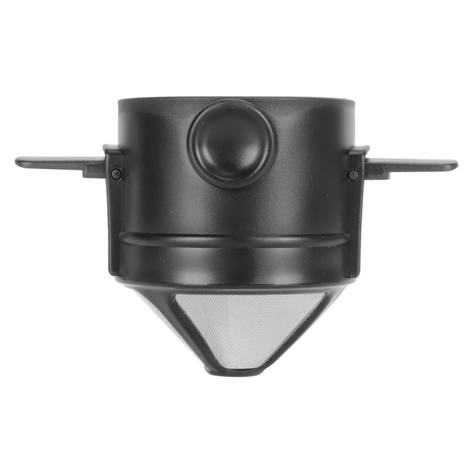 Wiederverwendbarer, Papierloser Kaffeefilter Aus Edelstahl, Klappbarer Griff, Leicht Zu Reinigen, Ideal Für Reisen Und Camping