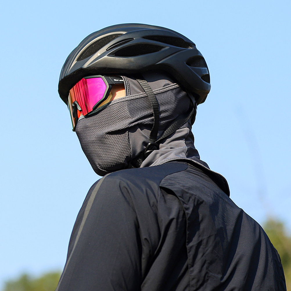 Unisex-sturmhaube Aus Atmungsaktiver Eisseide, Sonnenschutzkapuze Für Sommer, Outdoor-aktivitäten Wie Radfahren, Angeln Und Motorradfahren