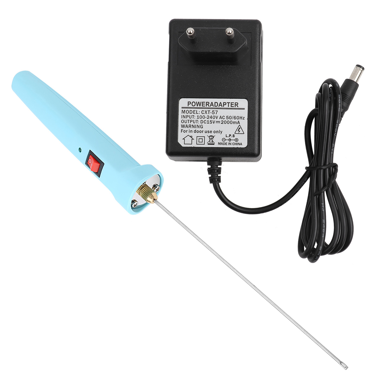 Elektrischer Thermoschneider (30 W), 25 Cm Langer Schneid- Und Gravierstift Für Polystyrolschaum, 110–250 V Eu-stecker