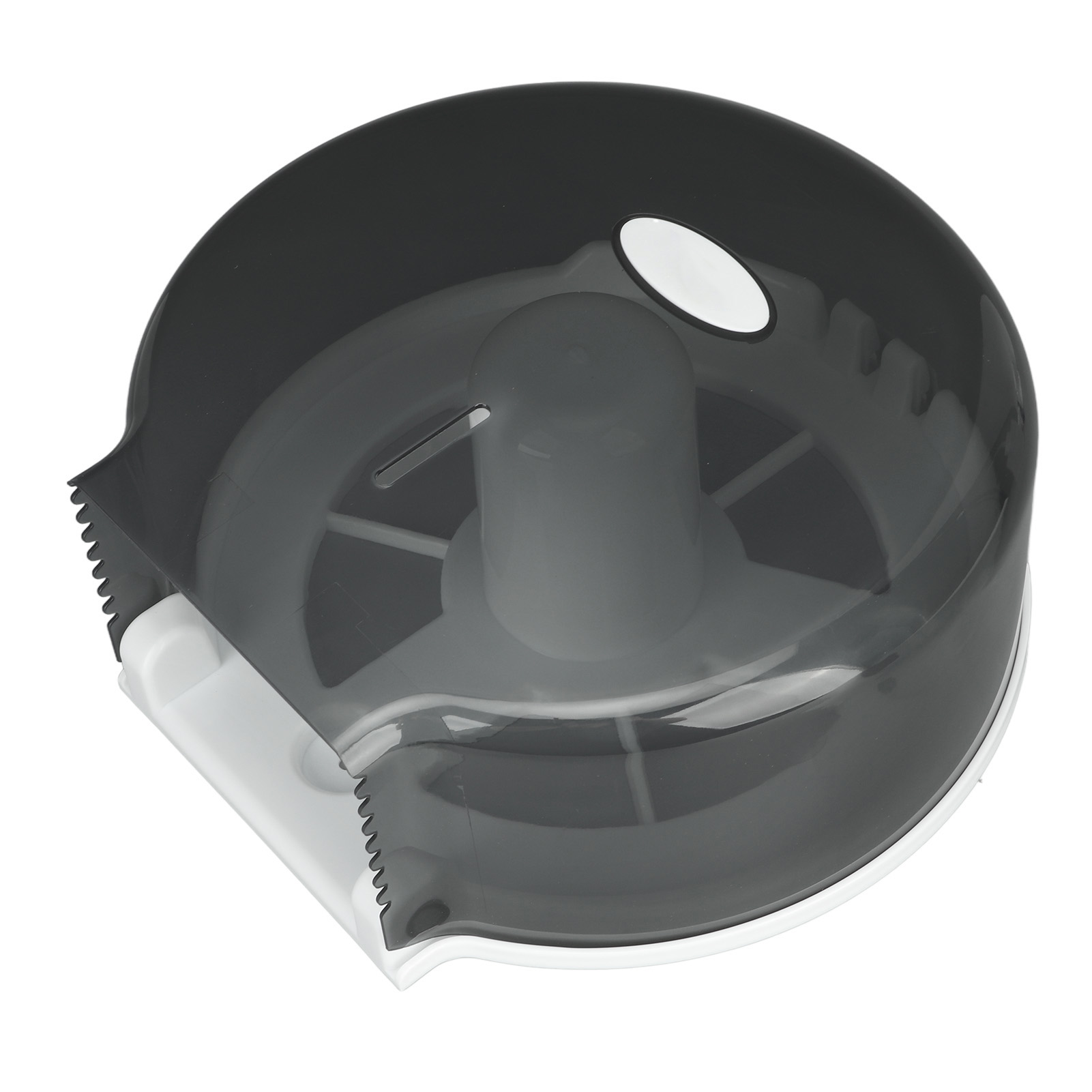 Jumbo-toilettenpapierrollenhalter, Einzelrollenspender Für Hotel/bar, Schwarz/transparent