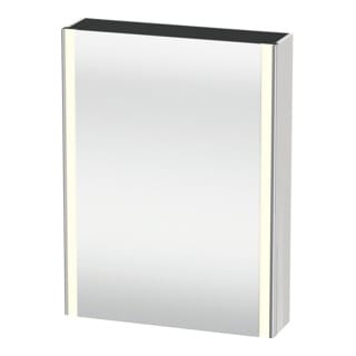 Duravit Uni-Spiegelschrank XSquare Steckd. CH 60x15x80cm, 1 Tür, o ES, An li, we. hgl