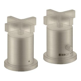 hansgrohe Fertigmontageset Axor Citterio 2-L-W-Ran-Arm, m TH, KrG, brush. ni.
