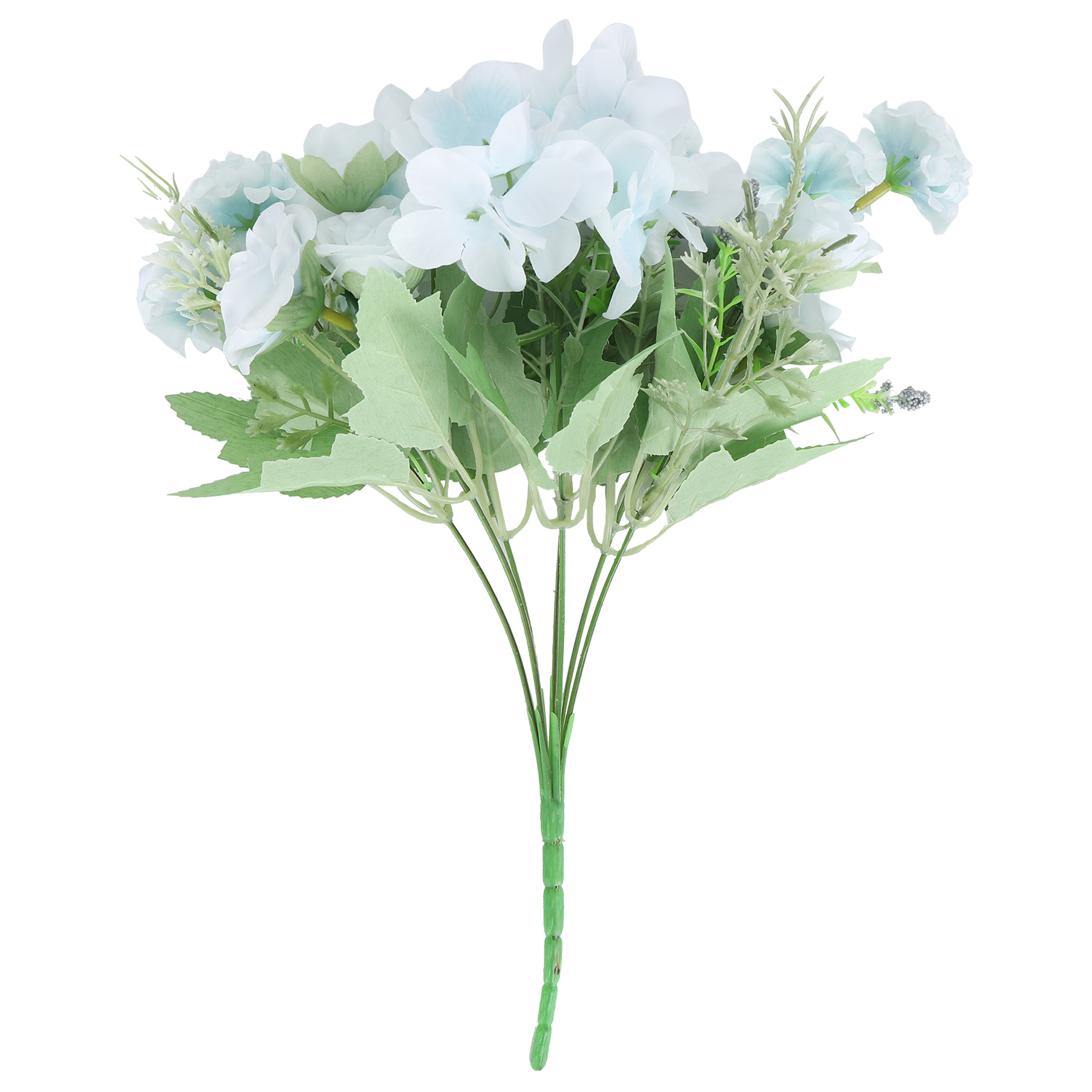 Hellblauer Künstlicher Blumenstrauß Für Zuhause, Büro, Hotel, Bankettdekoration Handgefertigtes Geschenk.