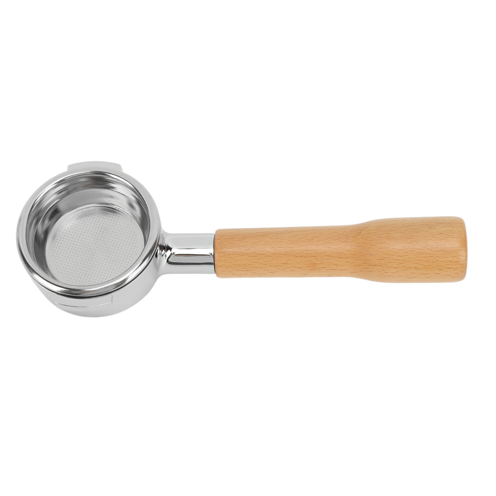 58-mm-bodenloser Filter Für Kaffeemaschinen, Einlagiger Filterhalter Aus Aluminiumlegierung, Kompatibel Mit Expobar C1 Beech