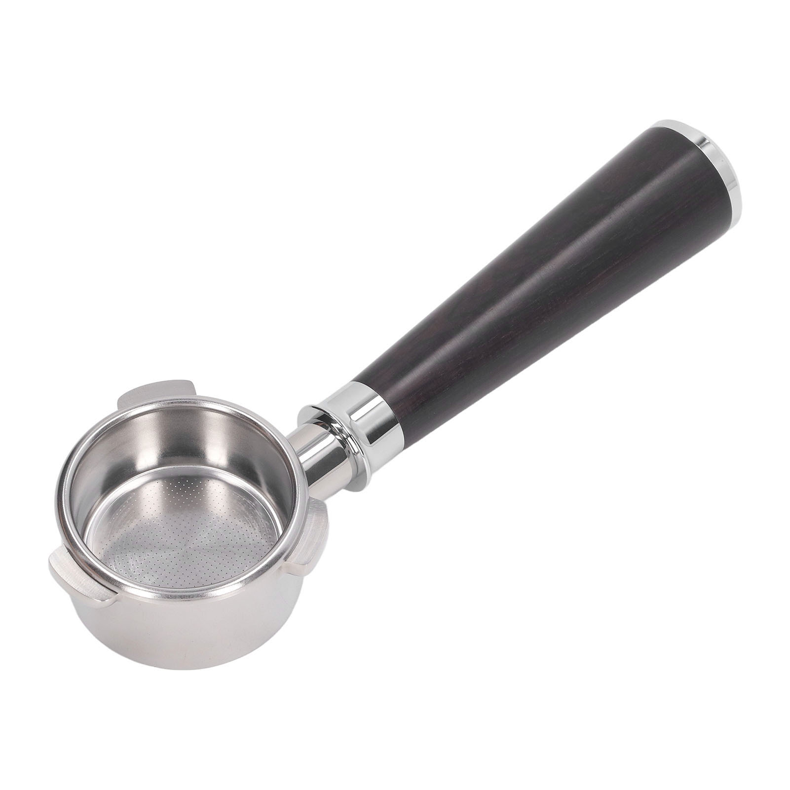 Bodenloser 54-mm-edelstahl-siebträger Für Breville Series 8 870 880 Universal, Stil A, Rosenholz