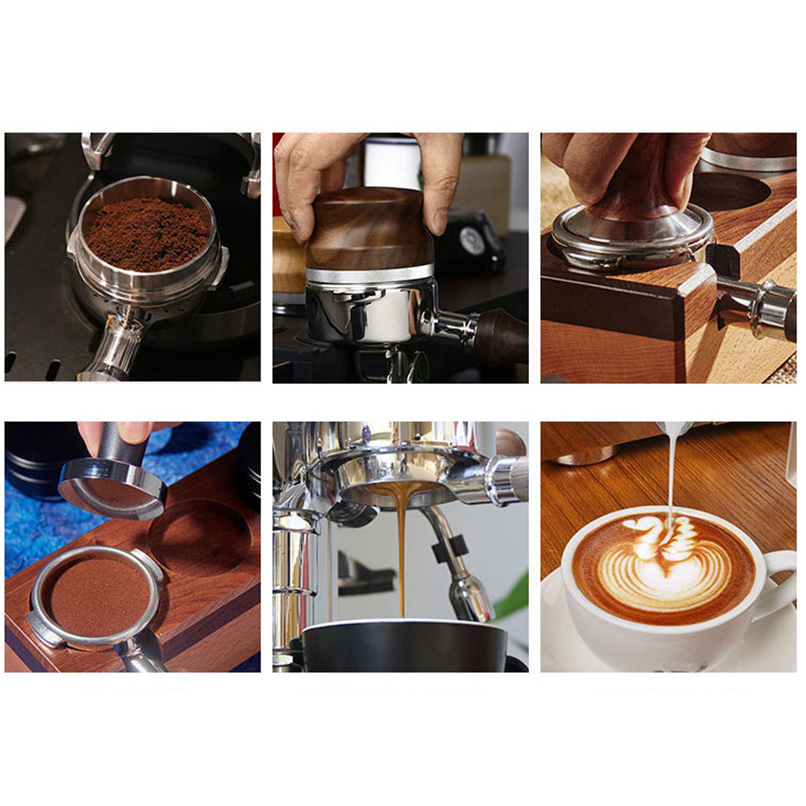 Bodenloser Edelstahlfilter Für Breville Series 8 Kaffeemaschine, 54 Mm Buche A2