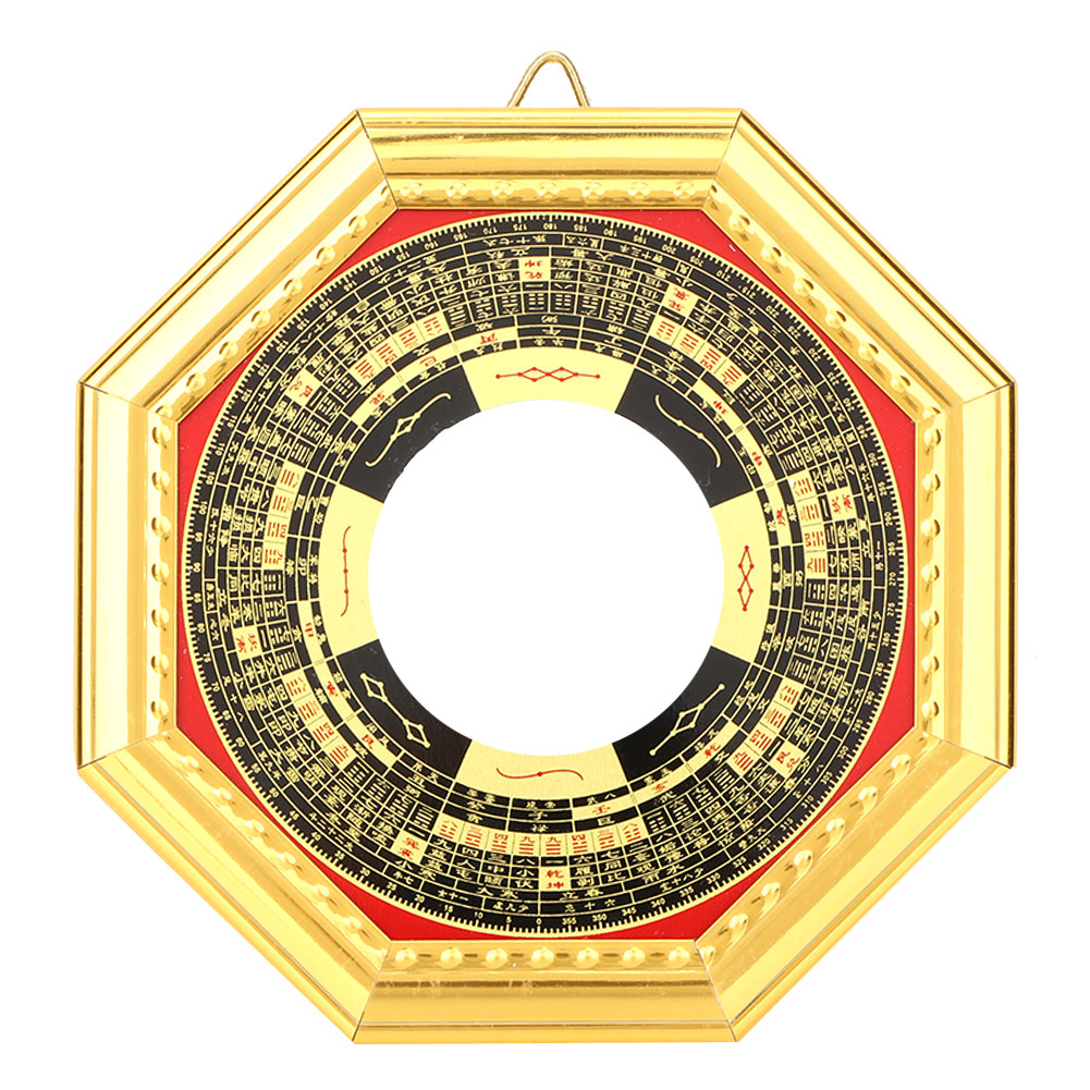 Traditioneller Chinesischer Feng Shui Bagua Spiegel, Konvex/konkav, Für Zuhause, Geschäft Und Glück (konvex)