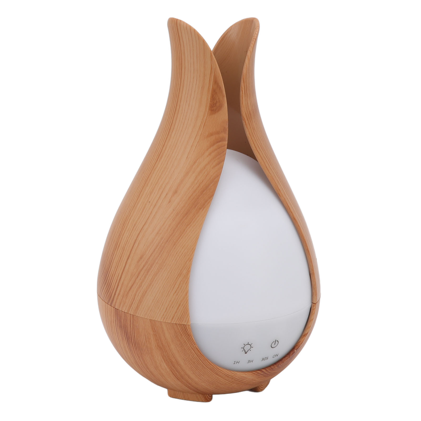 200-ml-luftbefeuchter Aus Holz Mit Mehrfarbiger Led-beleuchtung, Aromatherapie-nachtlicht Und Fernbedienung, 100–240-v-eu-stecker