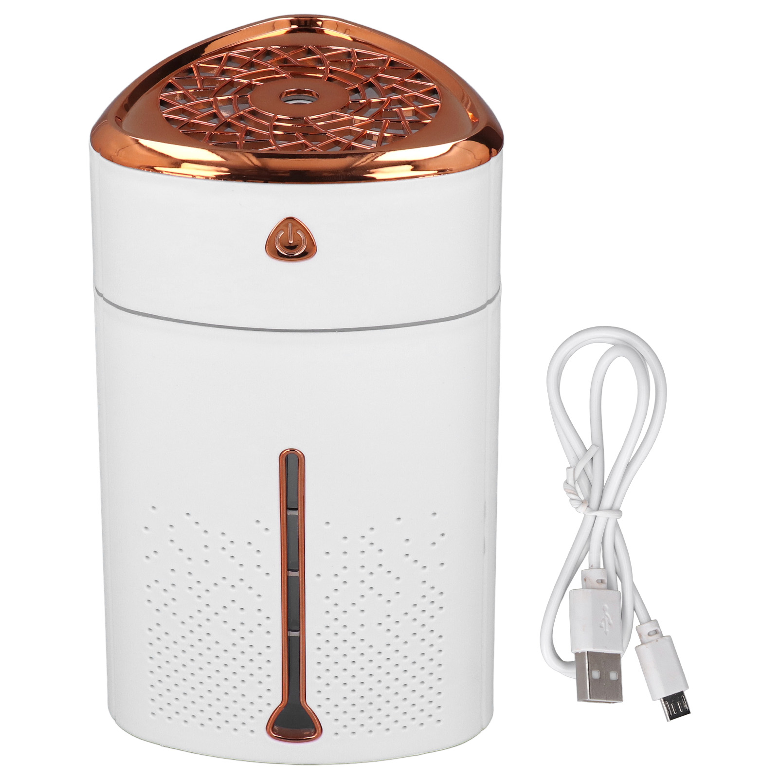 Weißer 1000-ml-usb-tischluftbefeuchter Mit Mehrfarbiger Led-touch-steuerung, Mini-verdampfer Für Zuhause, Büro, Studentenwohnheim