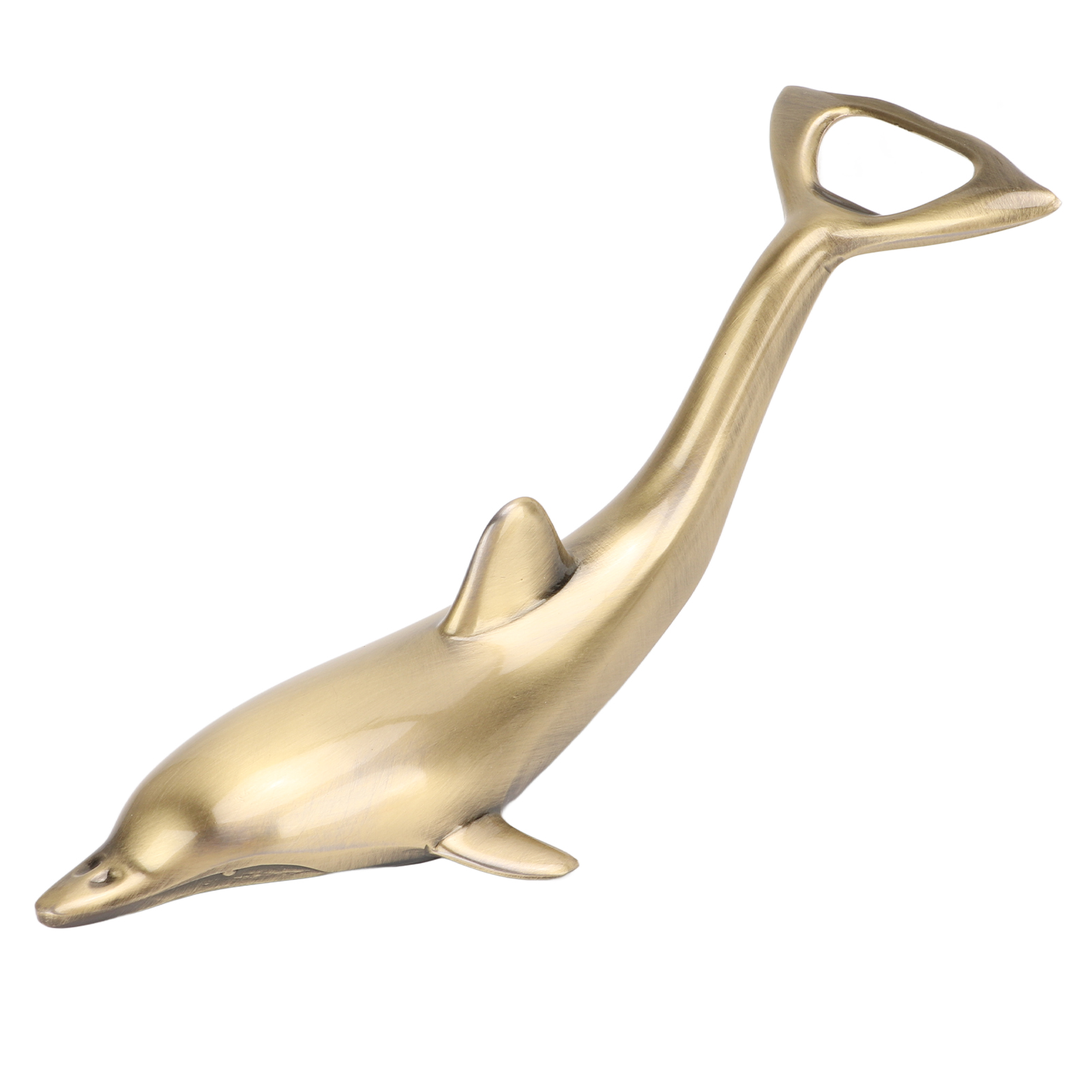 Eleganter Flaschenöffner In Delfinform, Rostfrei, Rutschfester Griff, Klein, Flaschen- Und Dosenöffner, Korkenzieher