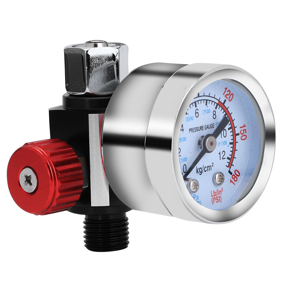 Luftdruckregler Mit Manometer, Verstellbare Spritzpistole, Zubehör Für Druckluftwerkzeuge