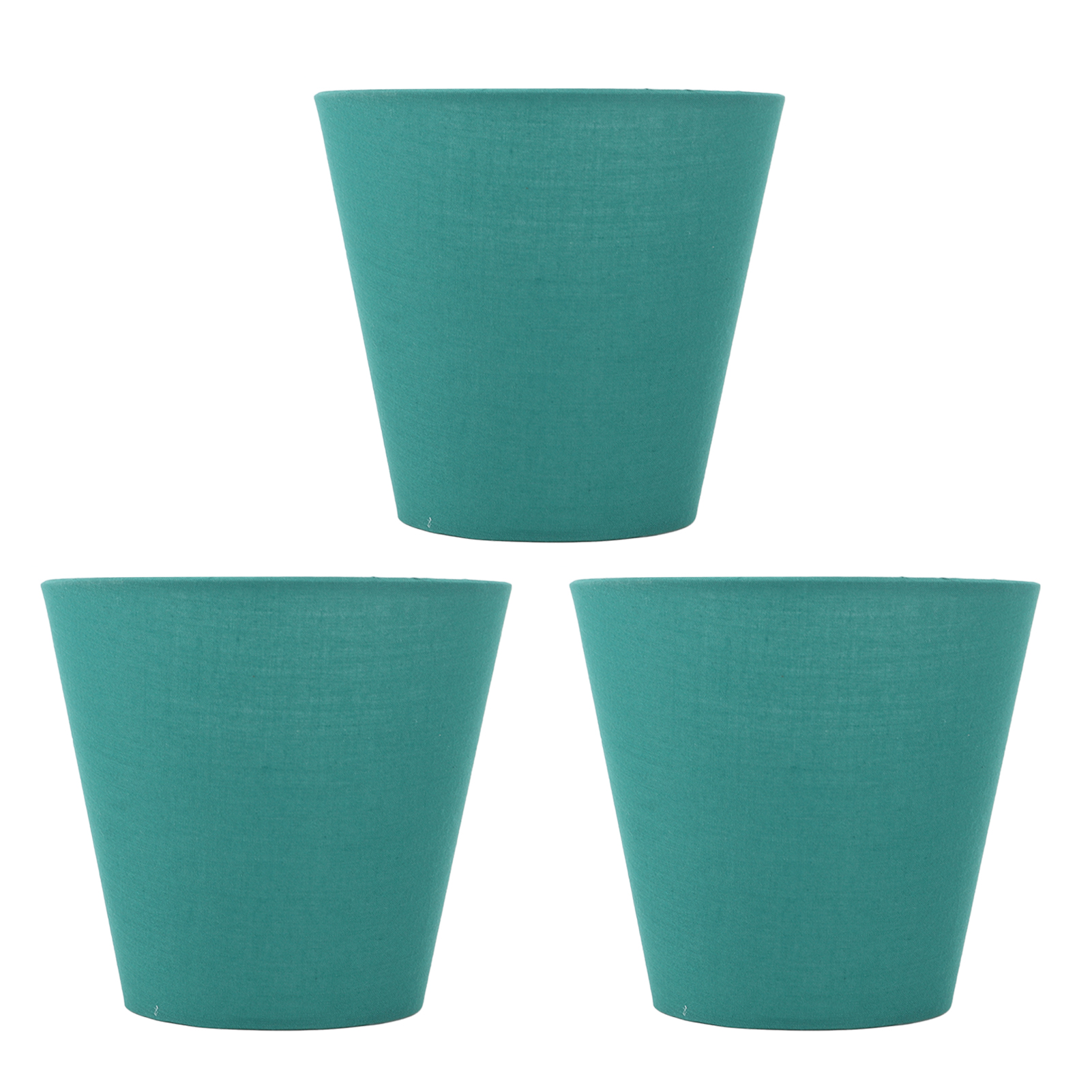 3-teiliges Modernes Lampenschirm-set Aus Stoff, E14-fassung, Dunkelgrün, Staubschutzhülle Fürs Schlafzimmer