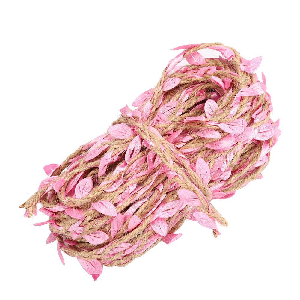 Künstliche Girlande Aus Grünem Und Rosa Laub, Diy-dekoration Für Hochzeiten, Gärten, Partys Und Wohnungen, 10 M / 32,8 Fuß