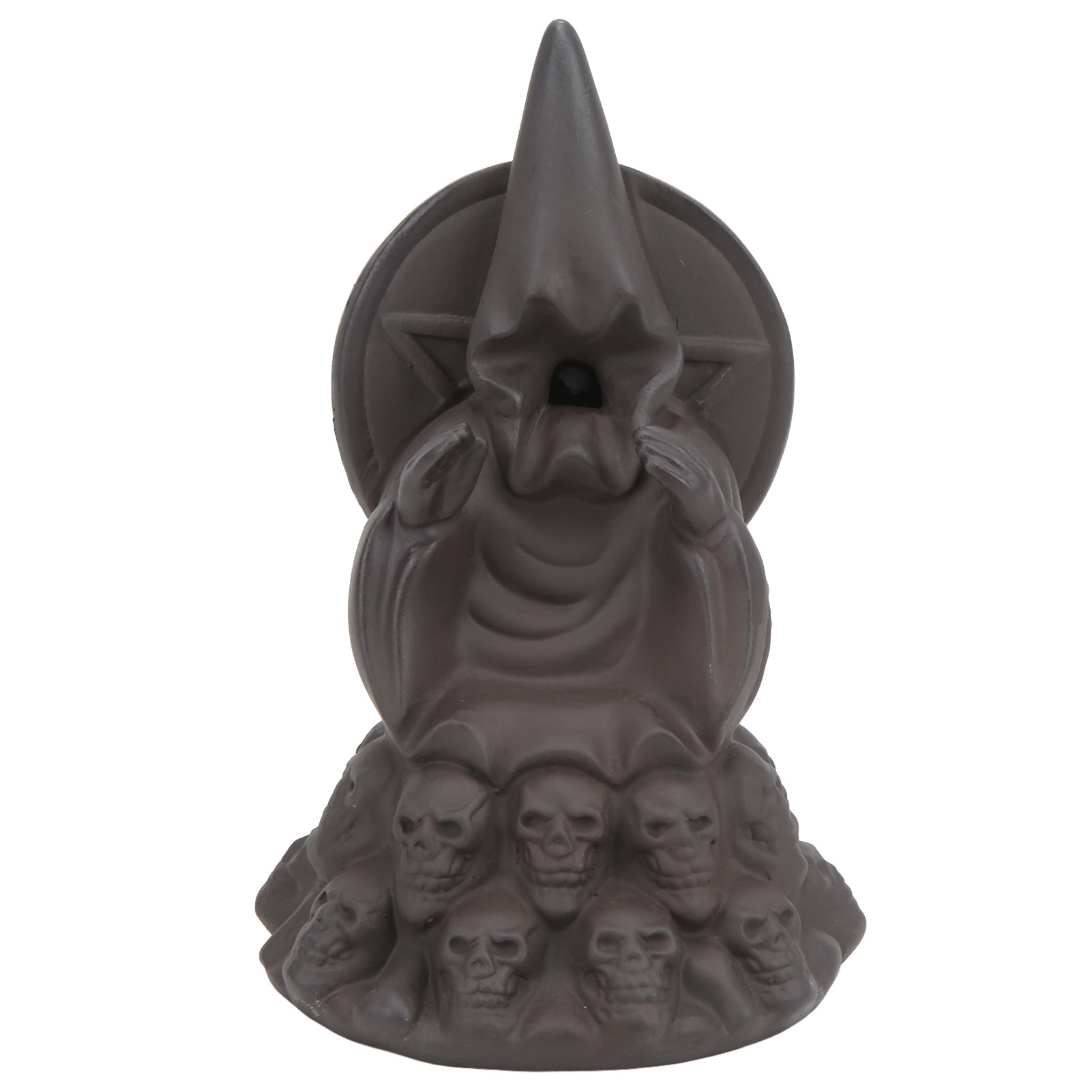 Totenkopf-räuchergefäß Mit Kaskadenmotiv, Handgefertigtes Keramikdesign, Räuchergefäß Mit Rauchrückführung Für Schlafzimmer, Büro, Arbeitszimmer