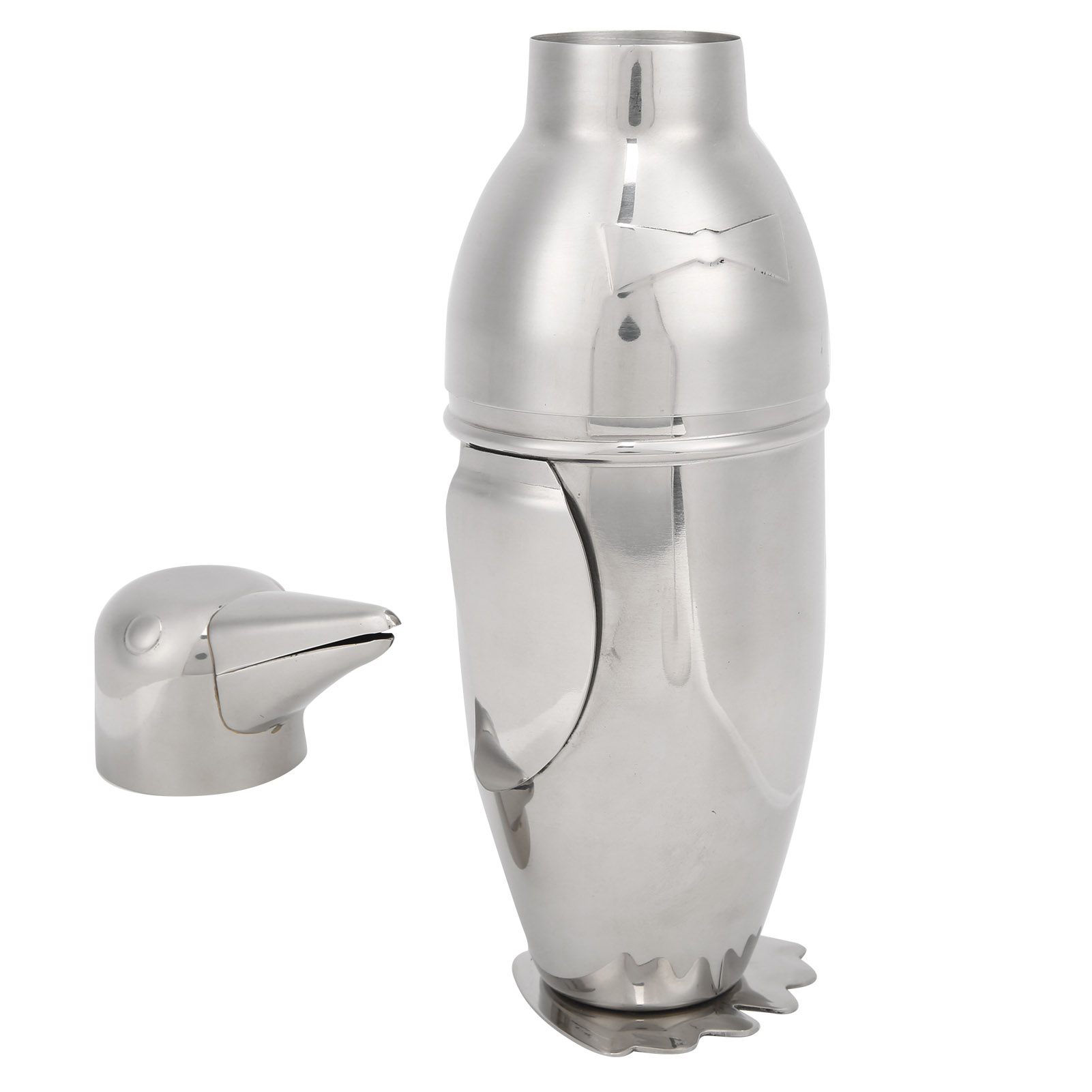 Klassischer Retro-cocktailshaker Aus Edelstahl, 500 Ml, Professionelles Werkzeug Für Barkeeper Und Anfänger