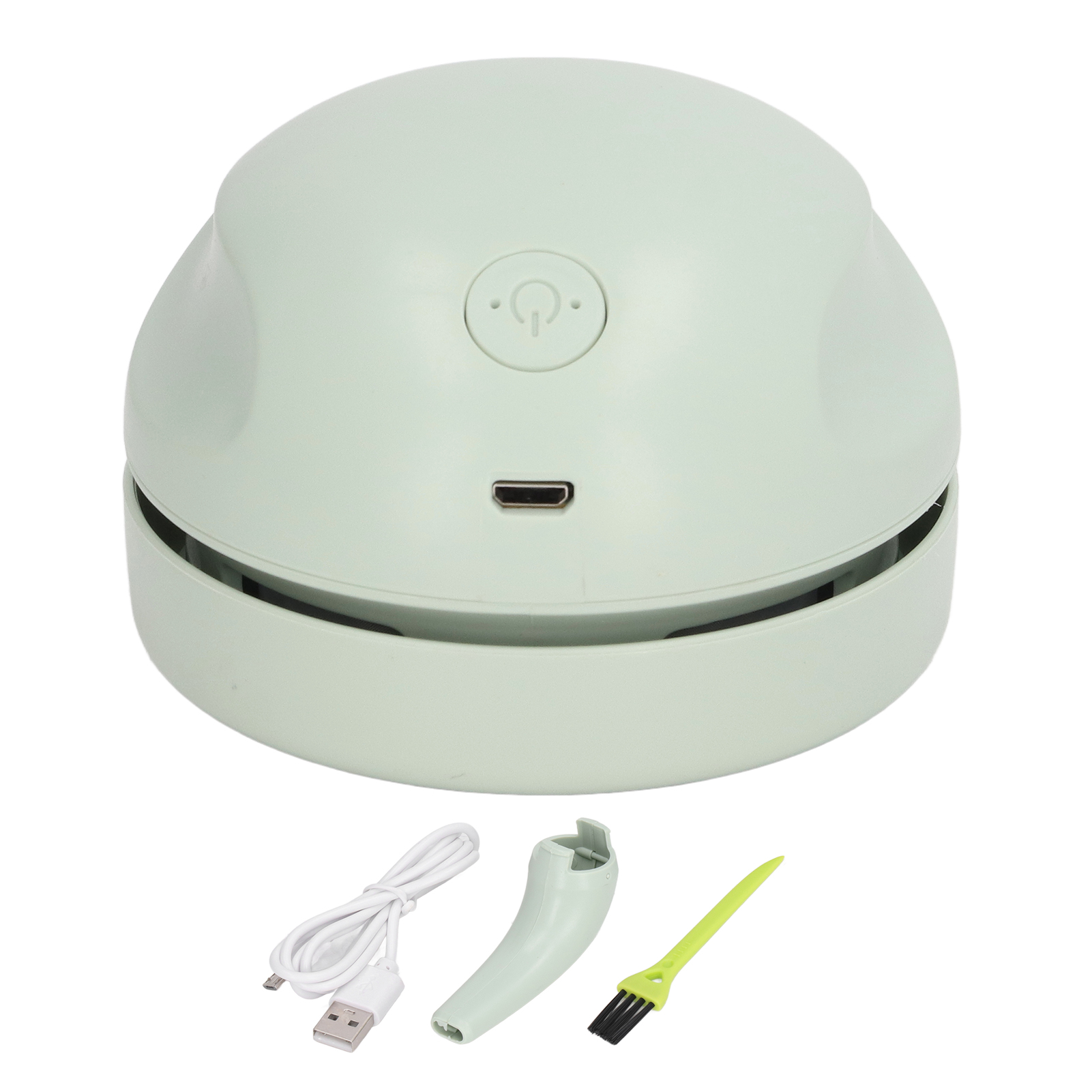 Grüner, Wiederaufladbarer Usb-handstaubsauger Mit Abnehmbarer Düse, Tragbar, Leise, Mini-haushaltsstaubsauger