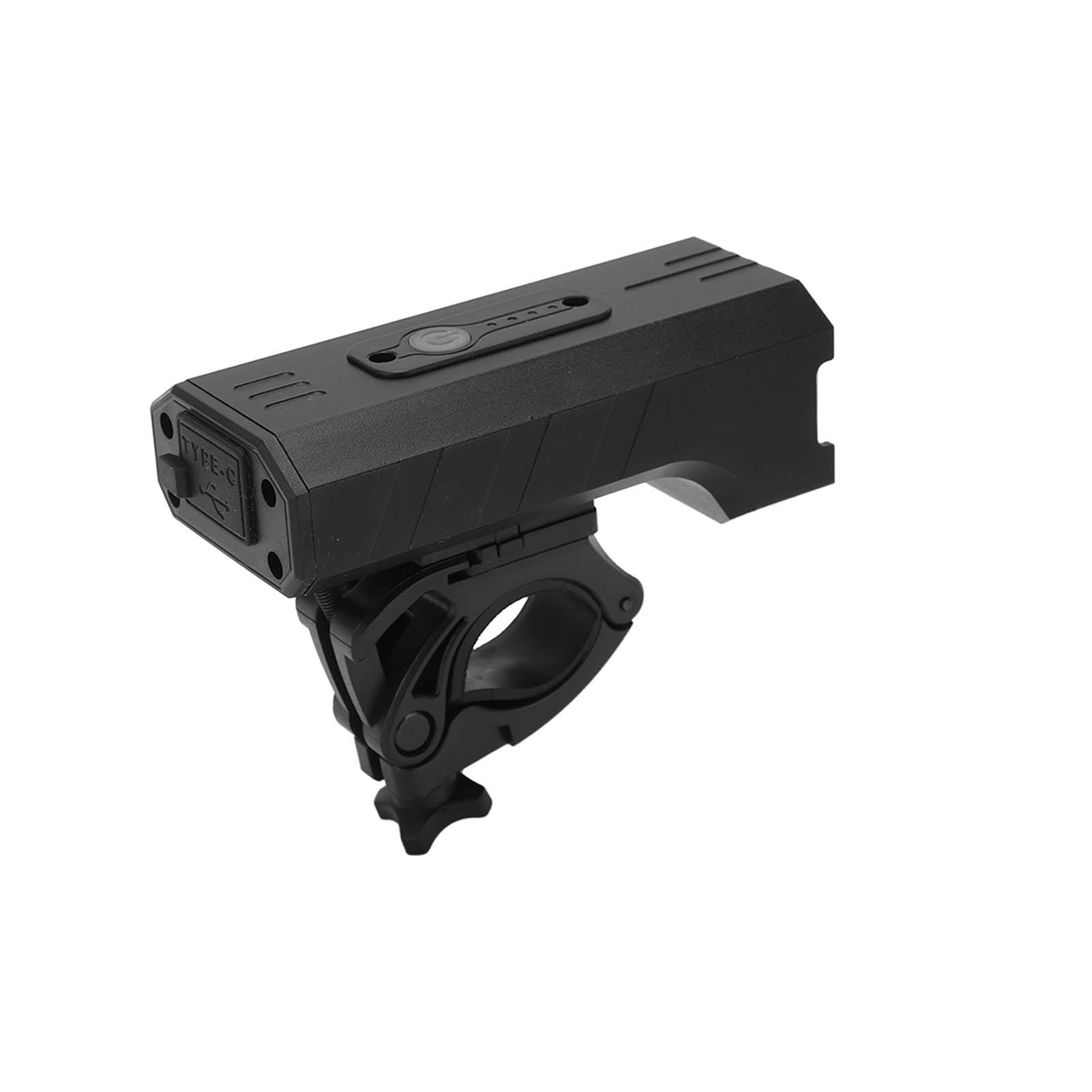 Usb-wiederaufladbarer Fahrradscheinwerfer Mit Akkuanzeige, Wasserdichte Fahrradlampe, 4xt6-frontlicht