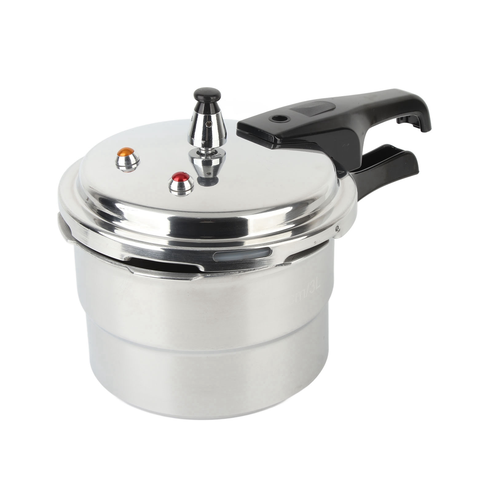 Vielseitiger Aluminium-schnellkochtopf Mit Sicherheitsventilen, Dampfeinsatz Und Deckel Für Induktions- Und Gasherde, 18 Cm (7,1 Zoll)