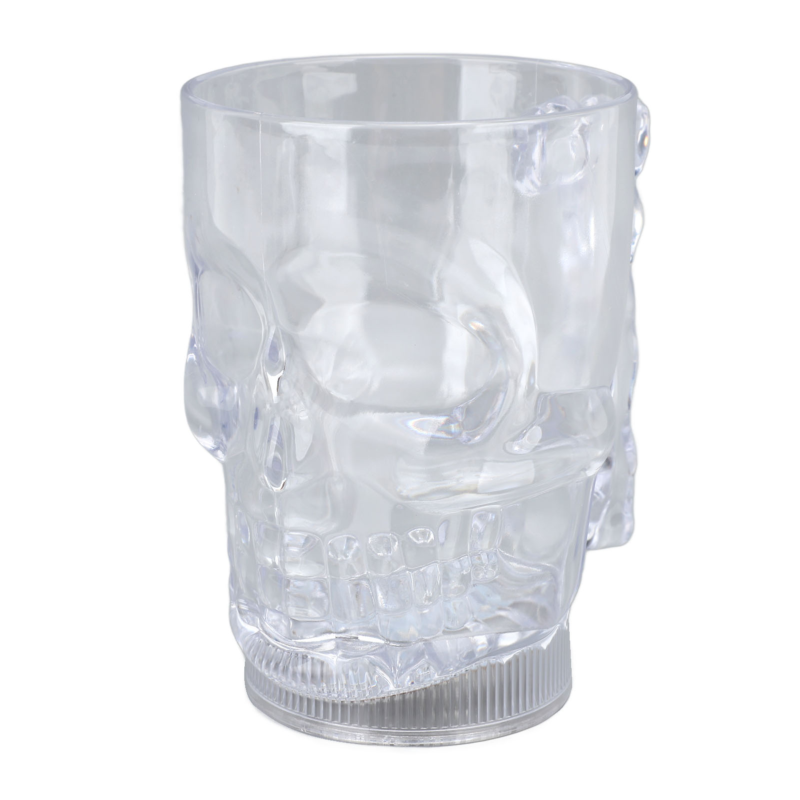 20oz Led-beleuchteter Totenkopfbecher, Abs, Bunte Lichter, 50mah, Halloween-becher Für Partys