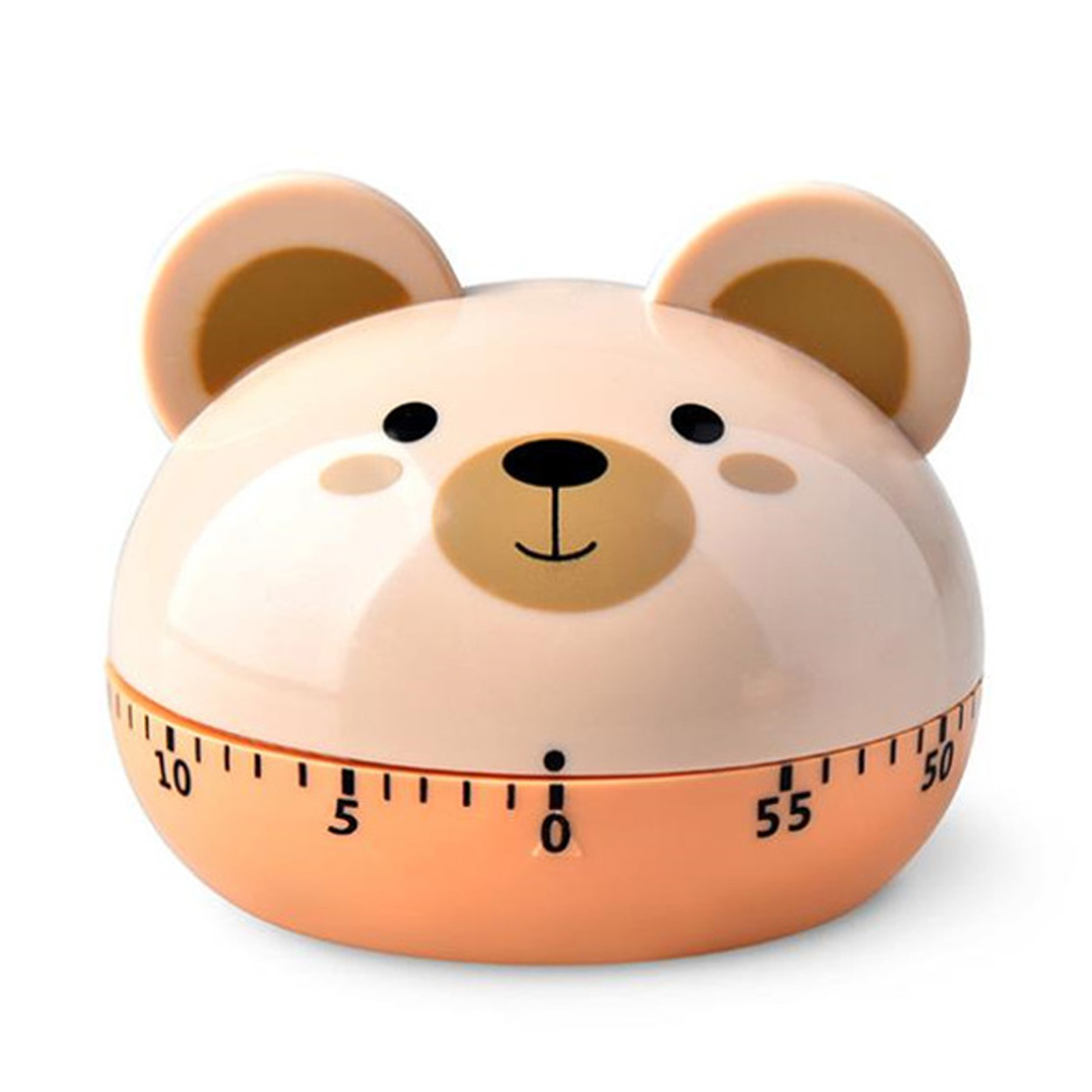 Mechanischer Küchentimer In Tierform Mit 60-minuten-präzision, Geeignet Für Schüler, Kleiner Bär