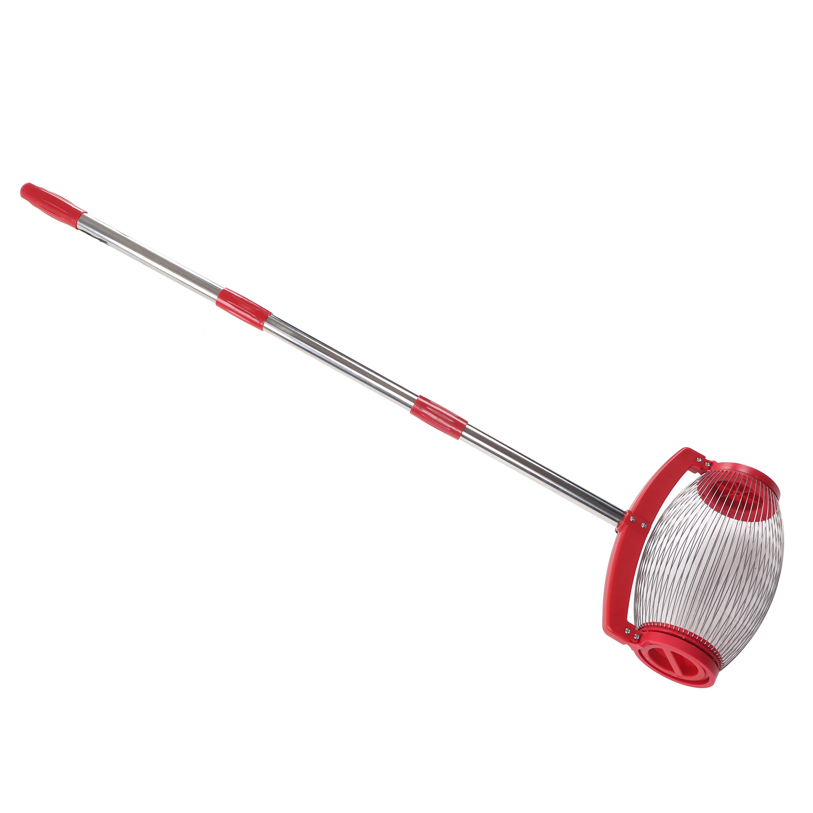 Ergonomischer, Teleskopierbarer Nusssammler Mit Langem Griff Für Walnüsse, Pekannüsse Und Kastanien – Drehbarer Auffangbehälter Mit Verstellbarem Deckel