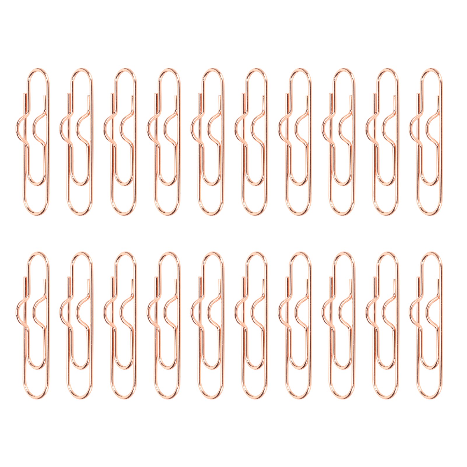 20-teiliges Set Druckbleistifte, Stabiler Metallclip Mit Fester Befestigung, Stiftehalter Mit Verlustschutz, Stiftehalter Für Schule/büro, Roségoldfarben
