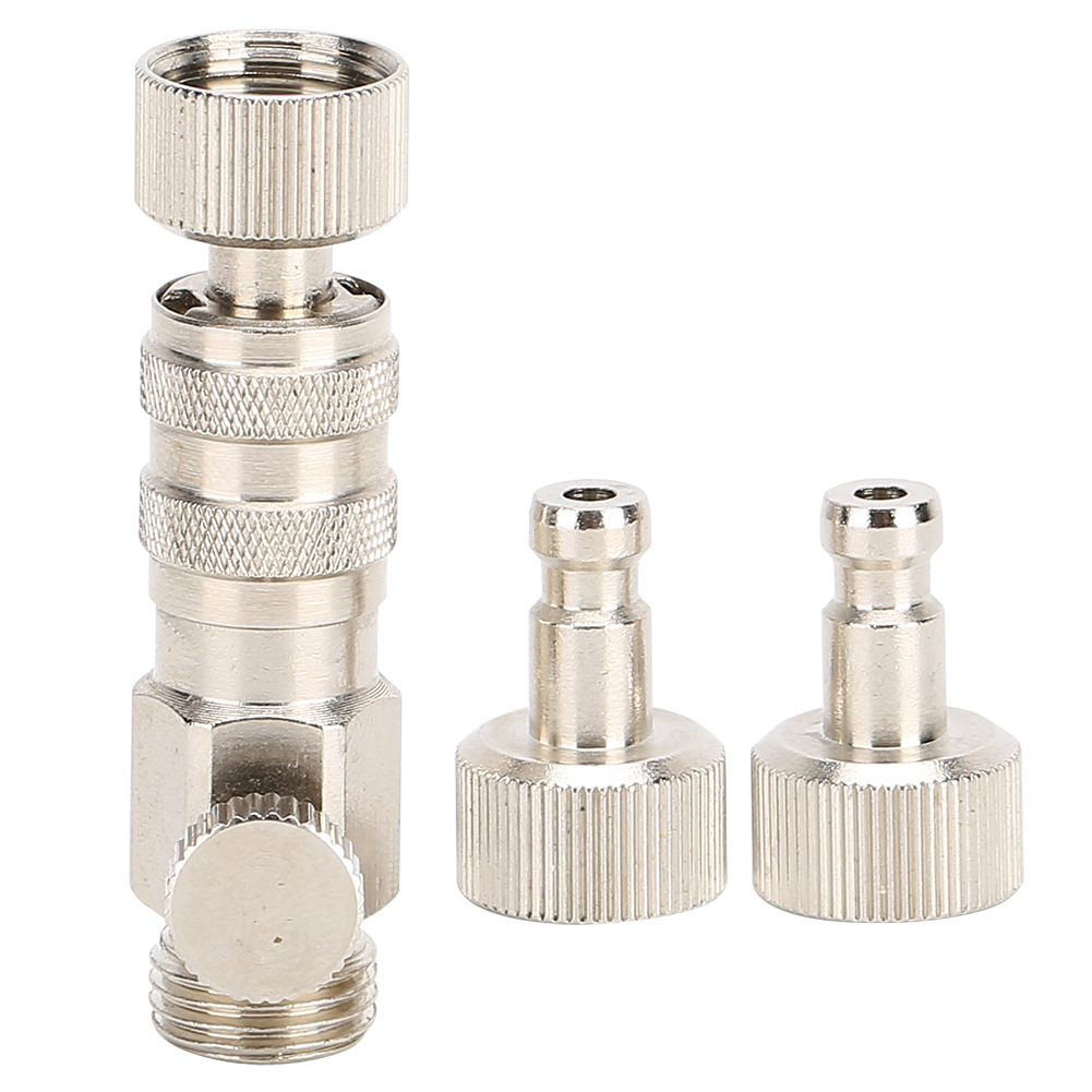 Schnellkupplungs-airbrush-anschlüsse Mit Durchflussregler, Luftkompressoradapter, 3-teiliges Set