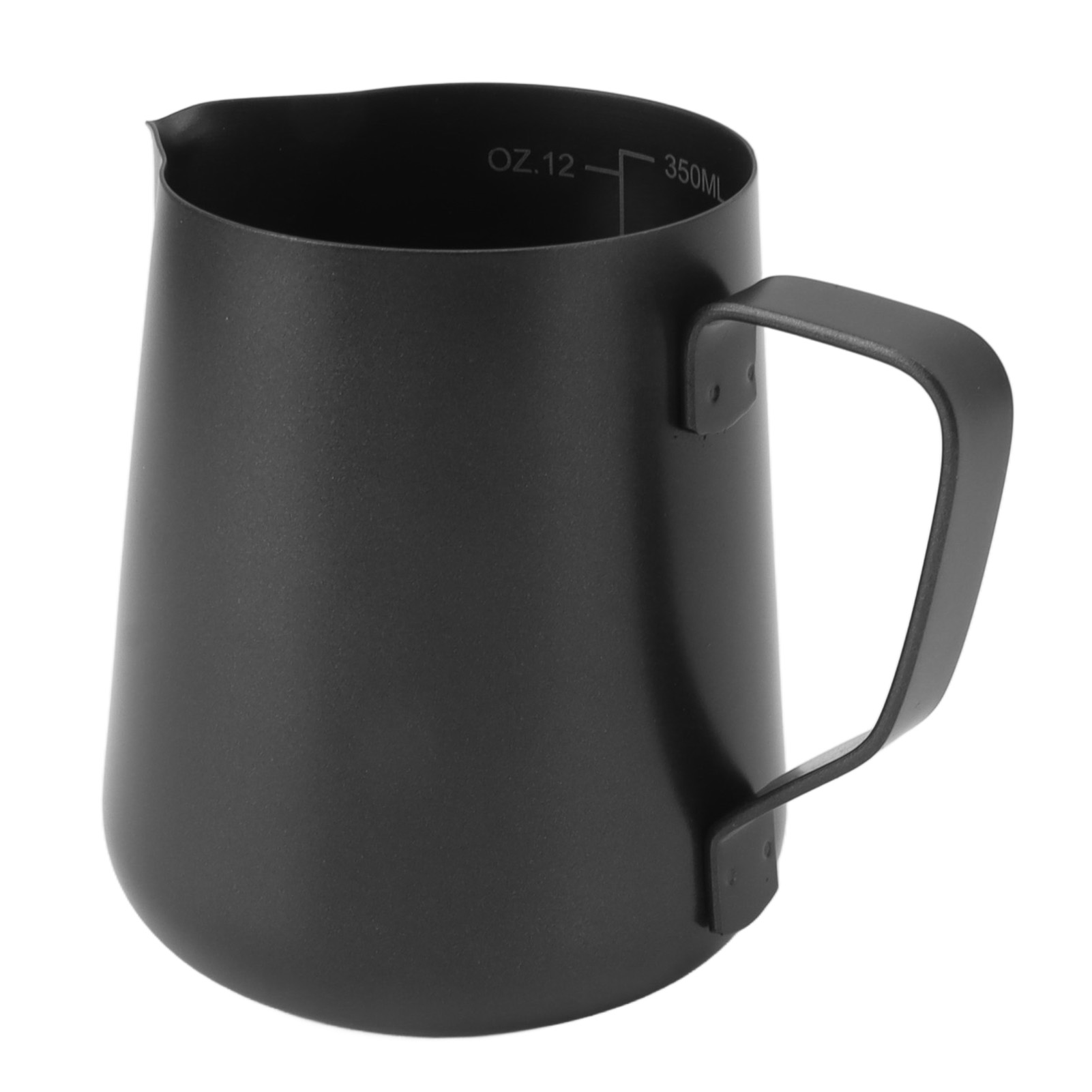 Milchkännchen Aus Edelstahl 304 Für Kaffeeaufschäumer, Milchkanne Mit Skala, 350 Ml Fassungsvermögen, Für Küche Und Barista