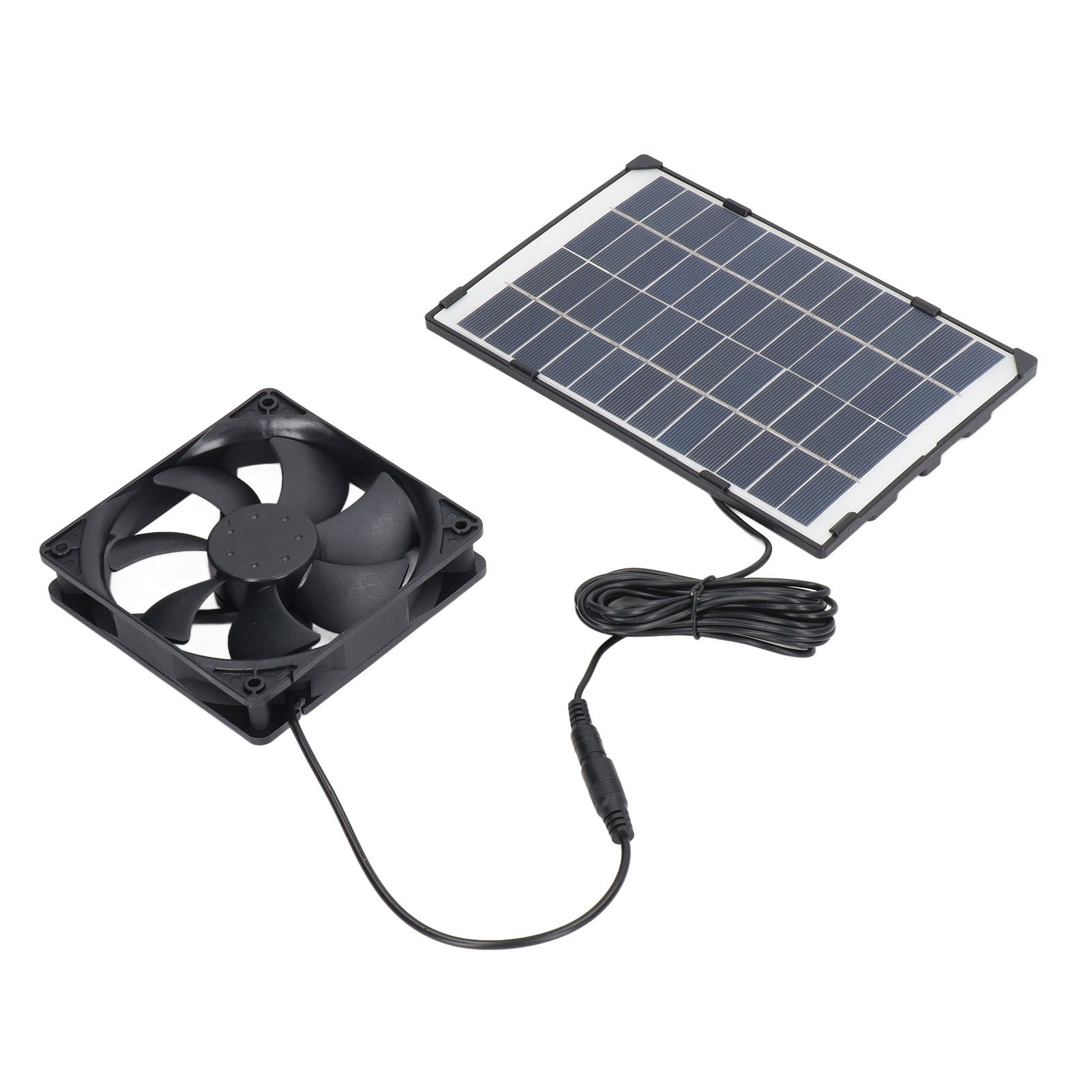 Mini-solarventilator 6w 12v Aus Polysilizium Für Haustierhäuser Und Camping, Abluftventilator Mit Solarpanel