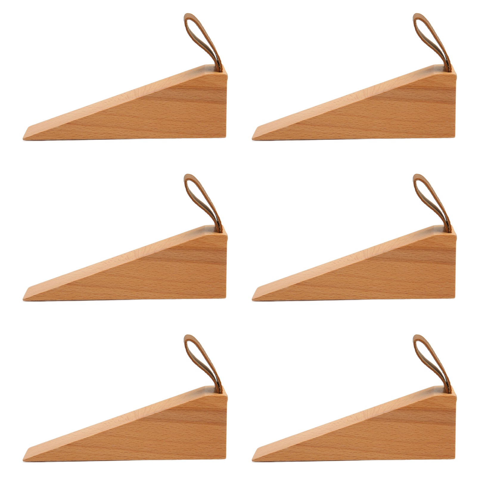 Kompakte Türkeile Aus Poliertem Holz, Türstopper Für Haus Und Wohnung