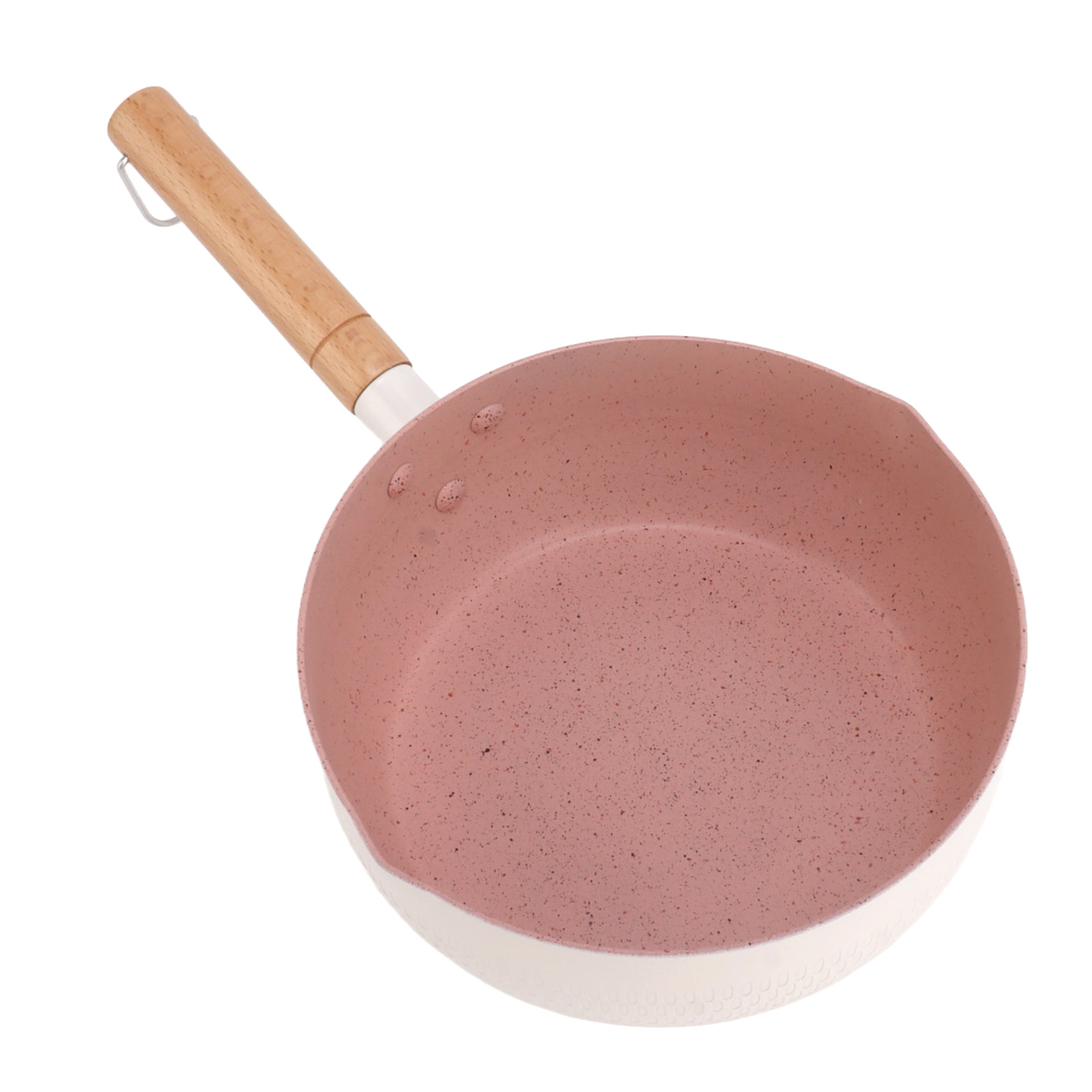 Multifunktionaler Antihaft-topf Für Milch, Ramen, Gleichmäßige Wärmeverteilung, Isolierter Griff, Geeignet Für Gas- Und Induktionsherde, 20 Cm