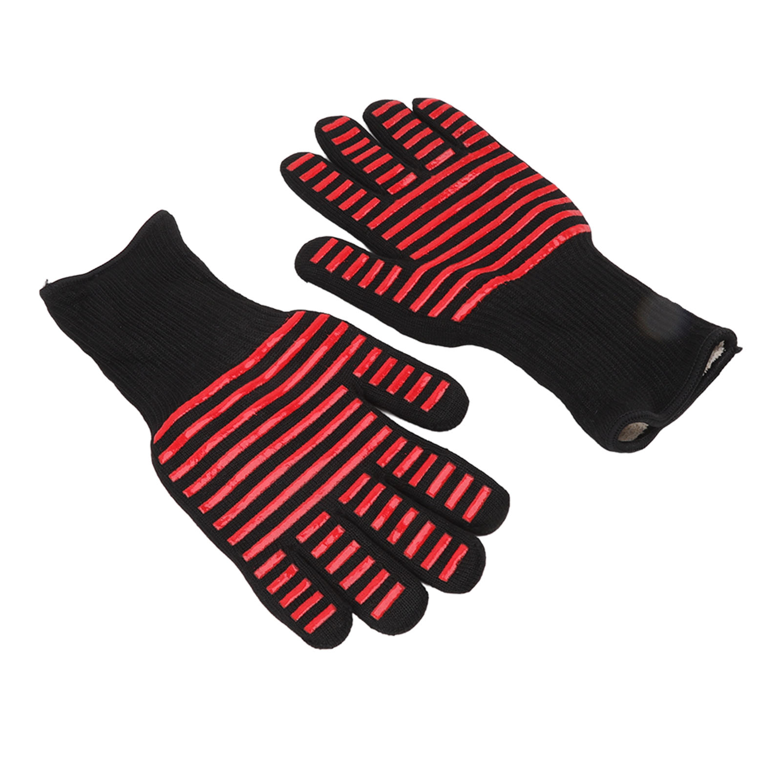 Paar Feuerfeste Grillhandschuhe, Hitzebeständig, Hochtemperaturbeständig, Mikrowellengeeignet, Industriehandschuhe