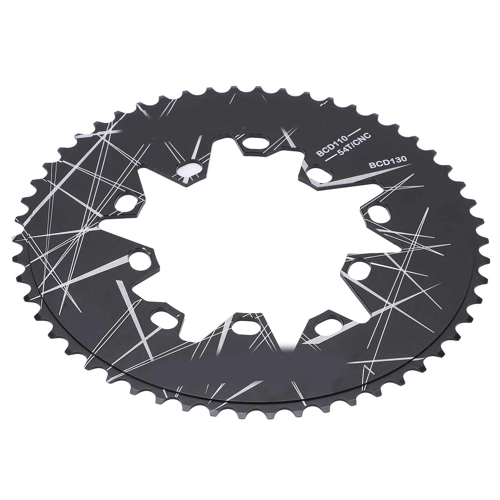 Lp Litepro Ovales Kettenblatt 110/130 Mm Lochkreis 54 Zähne Schmale Breite Für 7-, 8-, 9- Und 10-fach Faltbare Rennräder