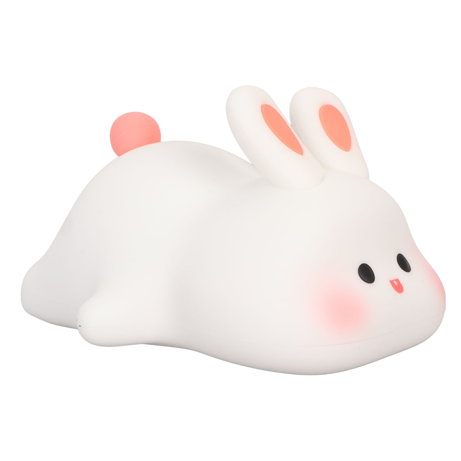 Kawaii-hasen-nachtlicht Aus Weichem Silikon, Tragbar, Usb-aufladbar, Für Kinder Und Babys