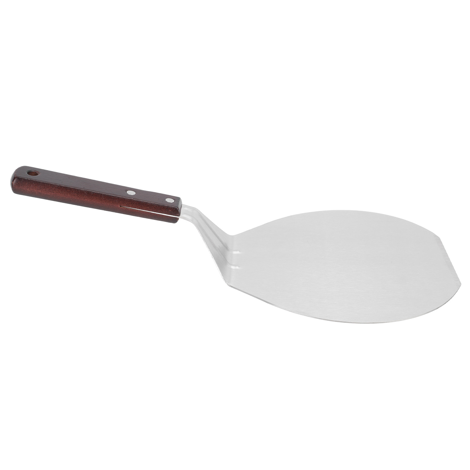 Professioneller Spatel Aus Lebensmittelechtem Edelstahl Mit Holzgriff Für Kuchen, Pizza, Crêpes – 1 Stück
