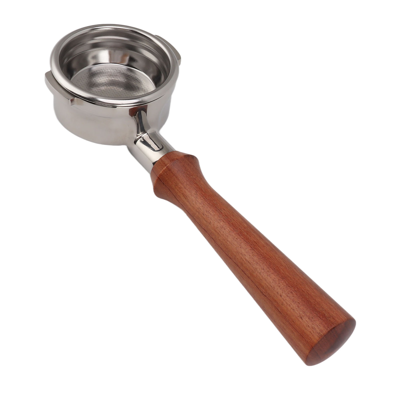 Bodenloser 58-mm-2-ohren-filterhalter, Edelstahl, Abnehmbarer Holzgriff, Kaffeemaschinenzubehör Für Breville 9 Serie F Jacoranda