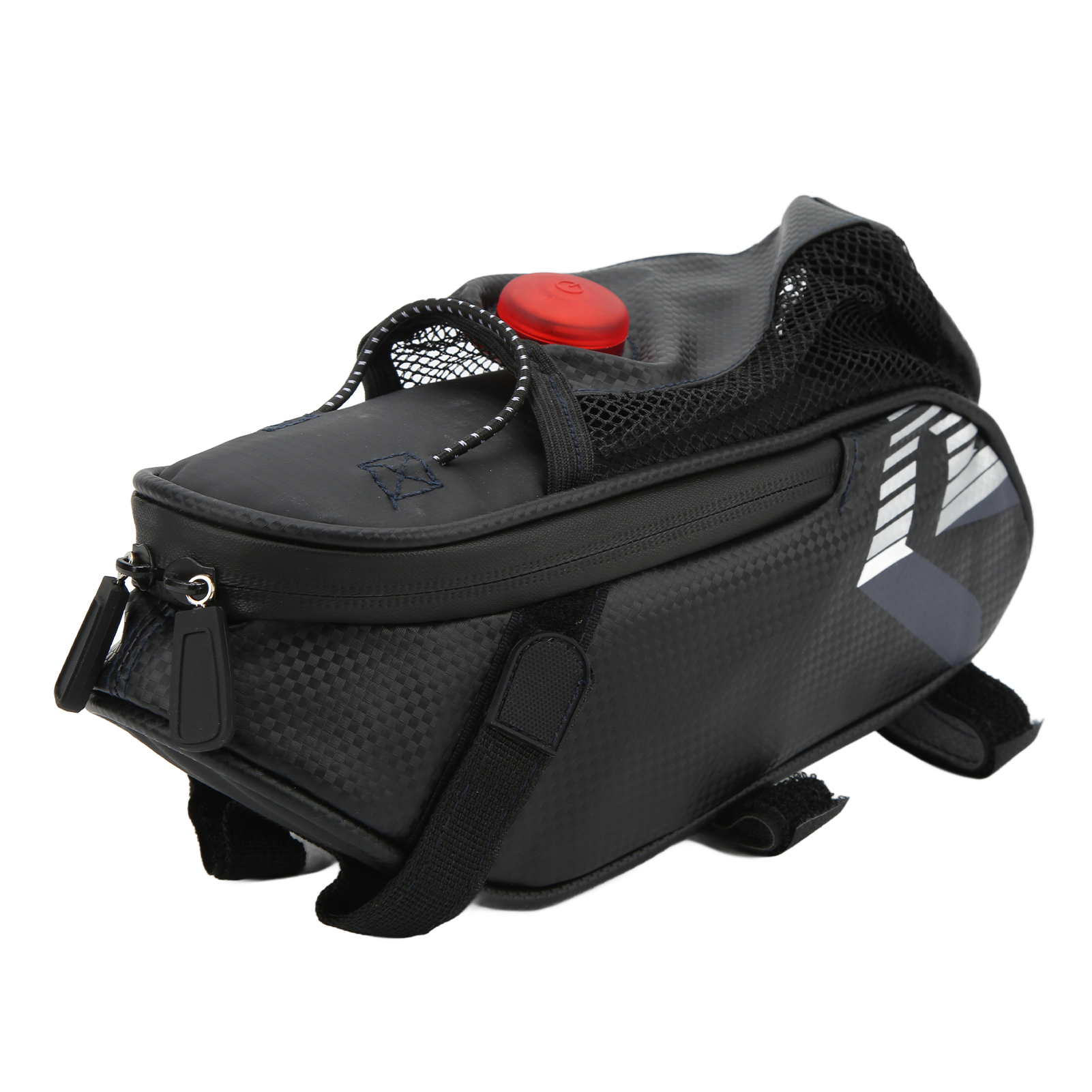 Ip44 Wasserdichte Fahrradsatteltasche, Trinkflaschentasche Mit Led-rücklicht