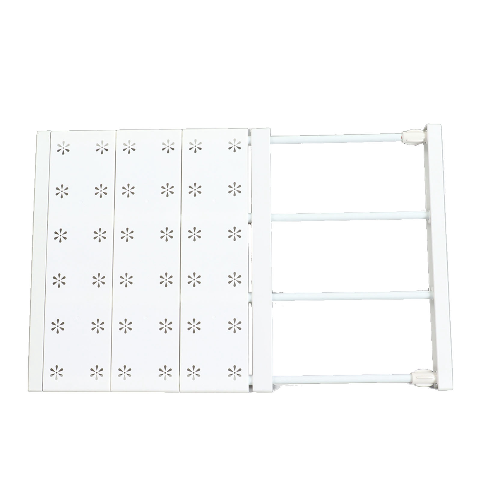 Verstellbarer, Ausziehbarer Regalorganizer, Platzsparender Kleiderschrankorganizer, Schuhschrankteiler, Länge 38-60 Cm