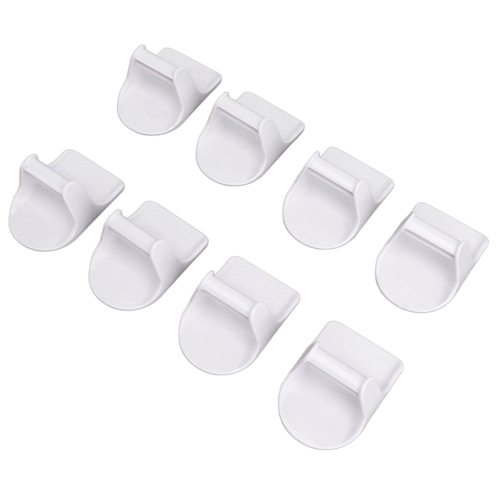 Set Mit 8 Starken Klebehaken Für Sprühflaschen, Aus Abs-kunststoff, Platzsparend Für Küchenschränke