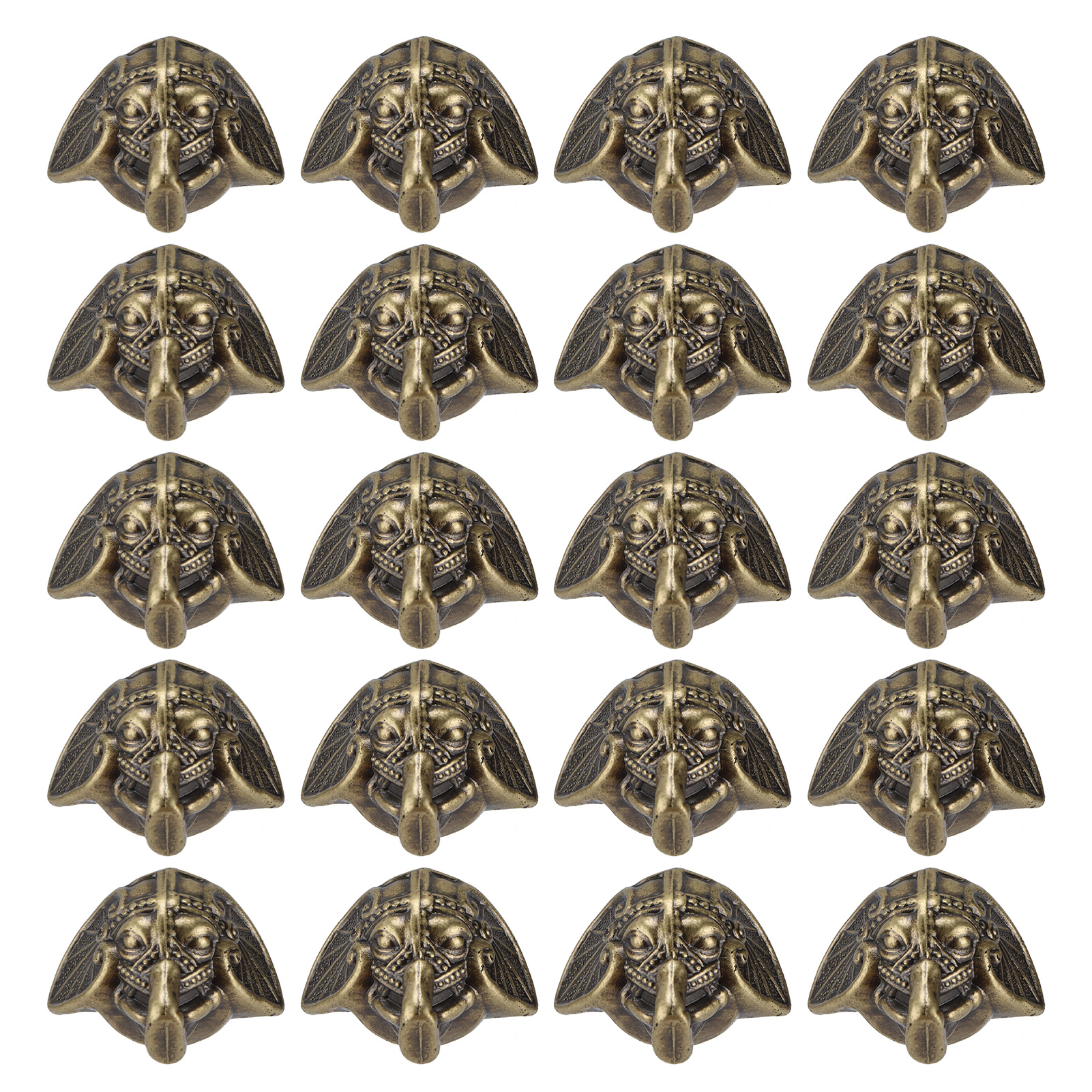 20 Eckenschützer Im Vintage-stil, Eleganter Und Langlebiger Möbelschutz, Bronzegrün