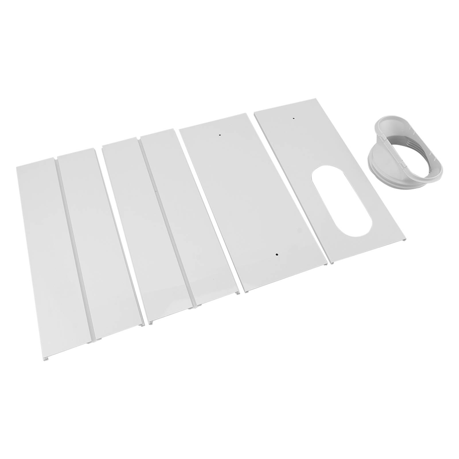 Abluftset Für Fensterklimaanlagen, Pvc, Einfache Montage, Nahtlos, Universell Und Verstellbar, Zubehör Für Fensterklimaanlagen, 4 Platten Für 140 Cm Fenster