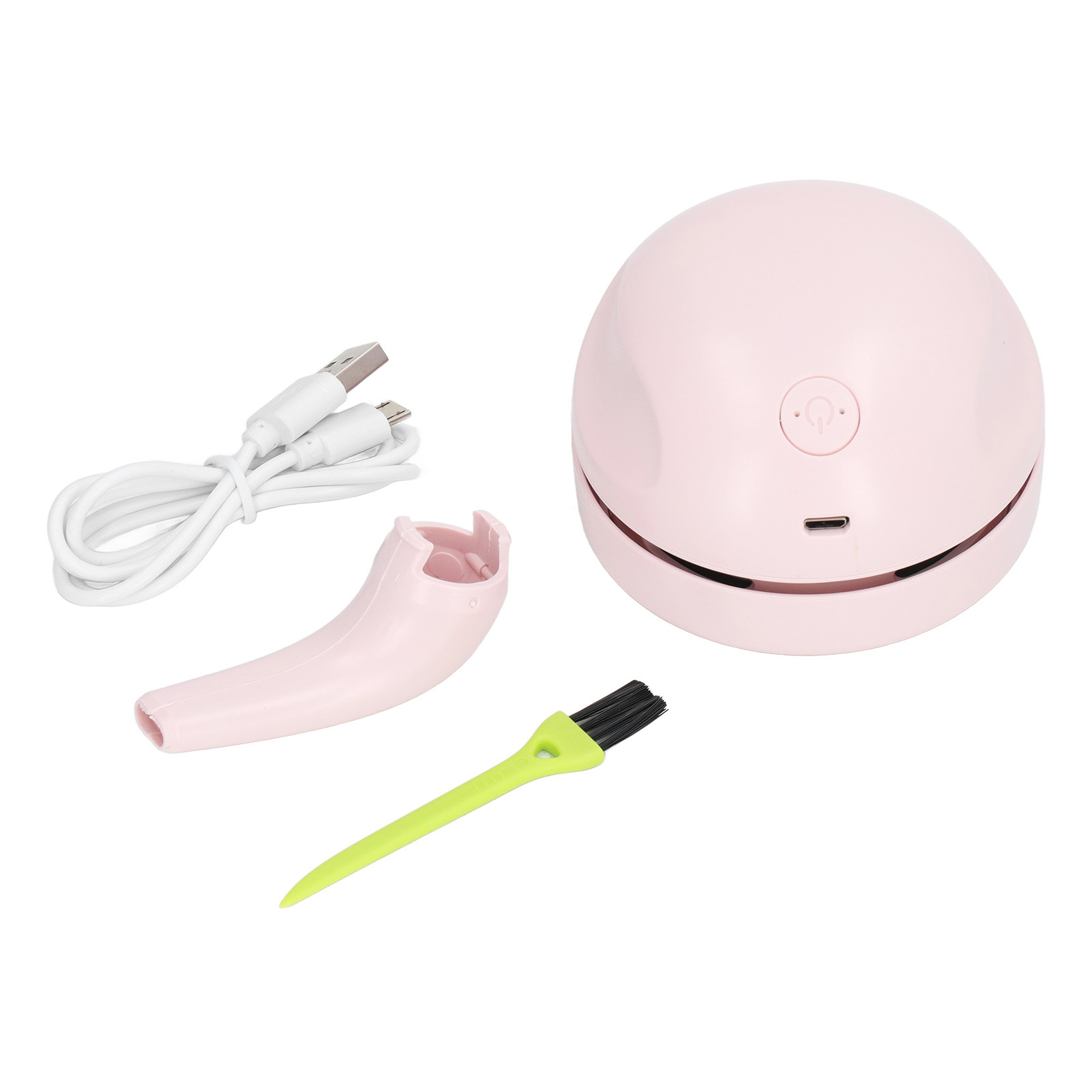 Pinkfarbener, Tragbarer Mini-tischstaubsauger Für Tastaturen Und Schreibtischreinigung, Usb-aufladbar