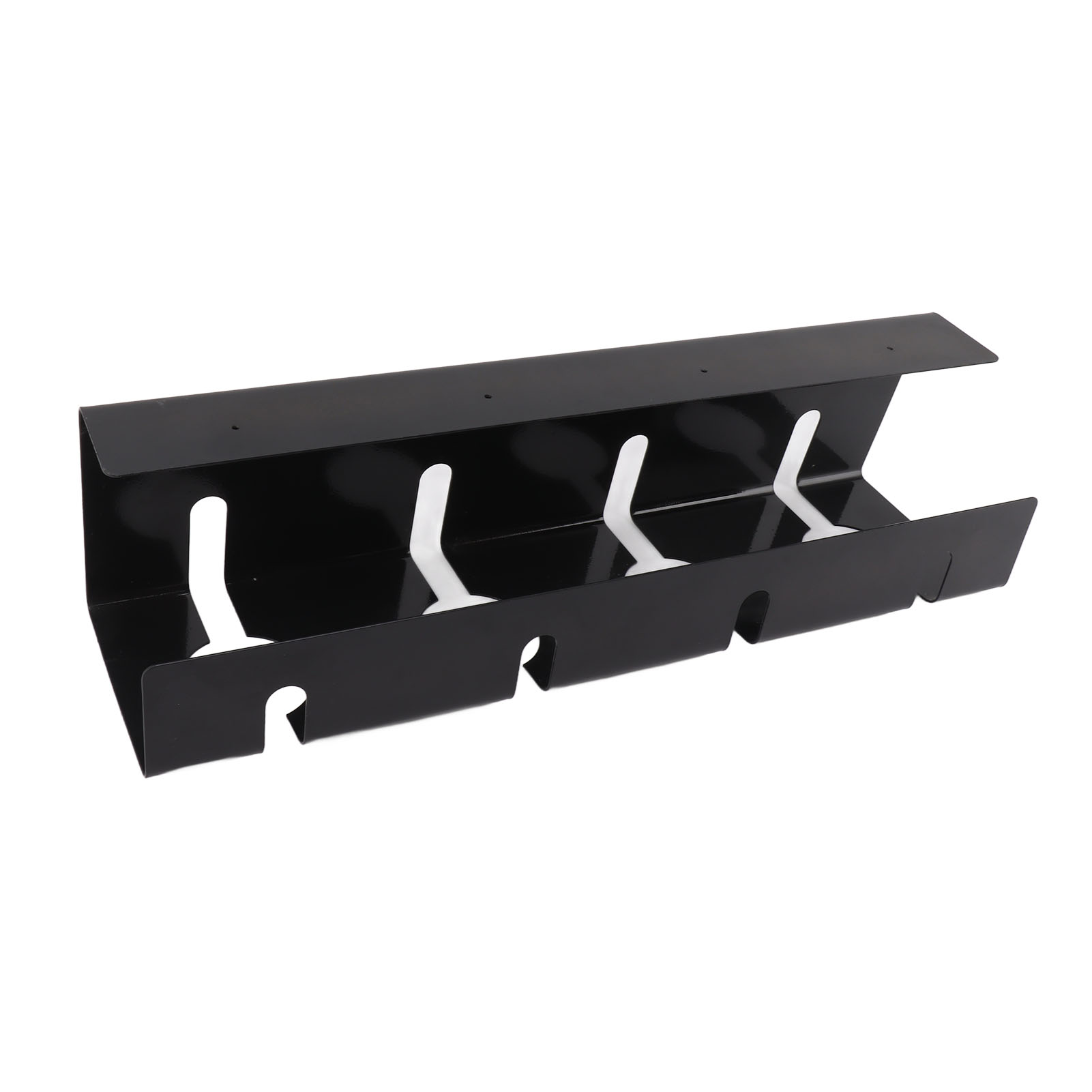 Set Mit 2 Kabelkanälen Für Die Montage Unter Dem Schreibtisch, 40 Cm, Großes Fassungsvermögen, Stahl, Einfache Installation, Minimalistische Kabelführung