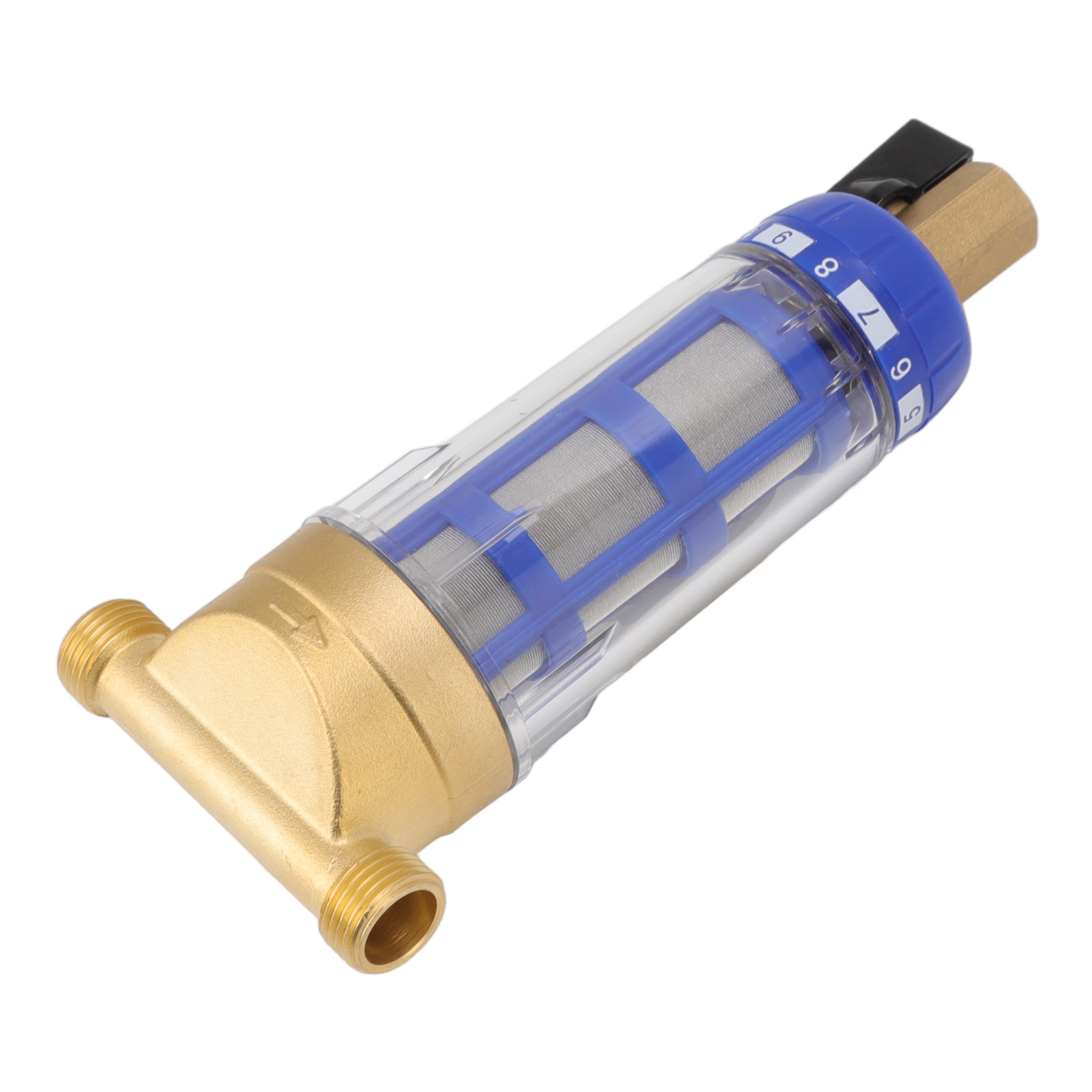 G1/2 Zoll Zyklon-sedimentationswasserfilter, Rückspülung, Reines Kupfer, Für Das Ganze Haus Und Die Waschmaschine